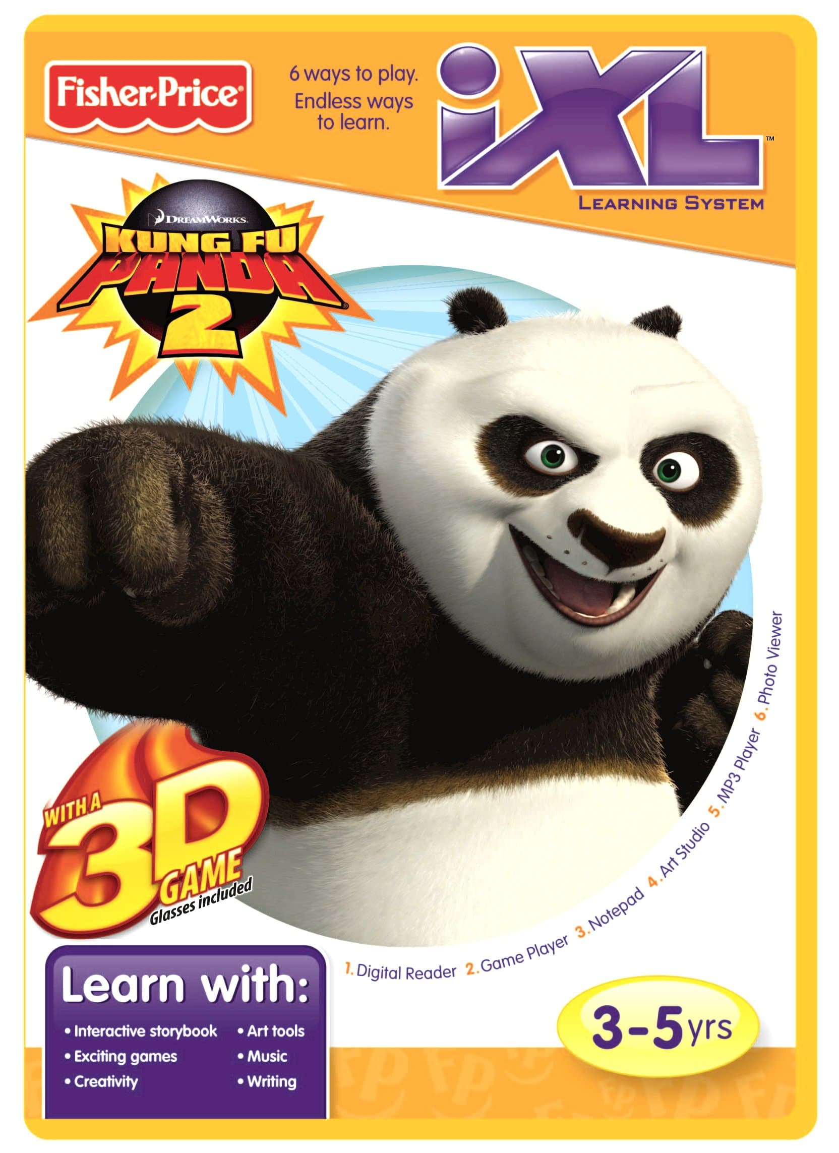 Fisher-Price iXL Learning System Software Kung Fu Panda 3D