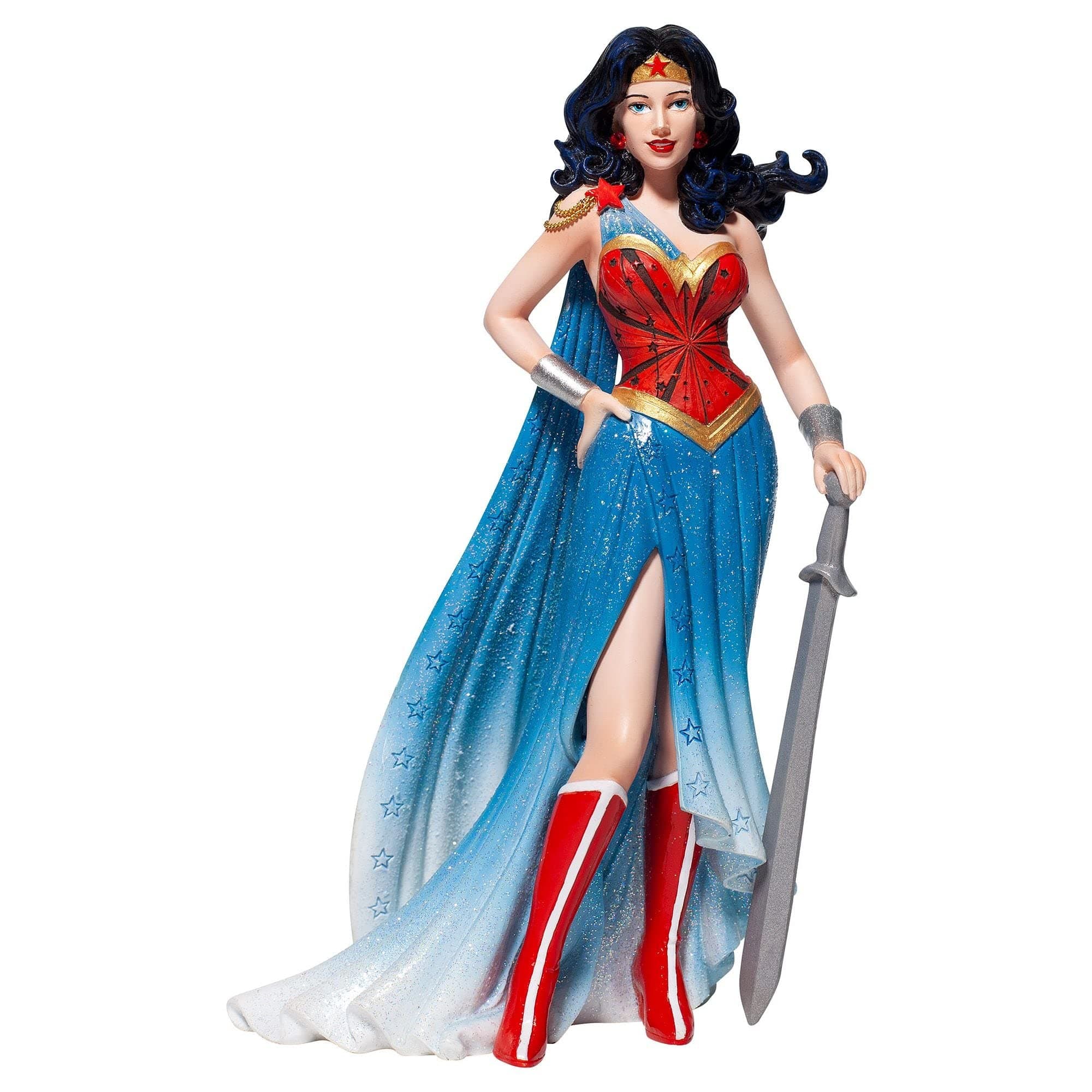 DC Comics Couture de Force Wonder Woman Figurine, 8.27 Inch, Multicolor