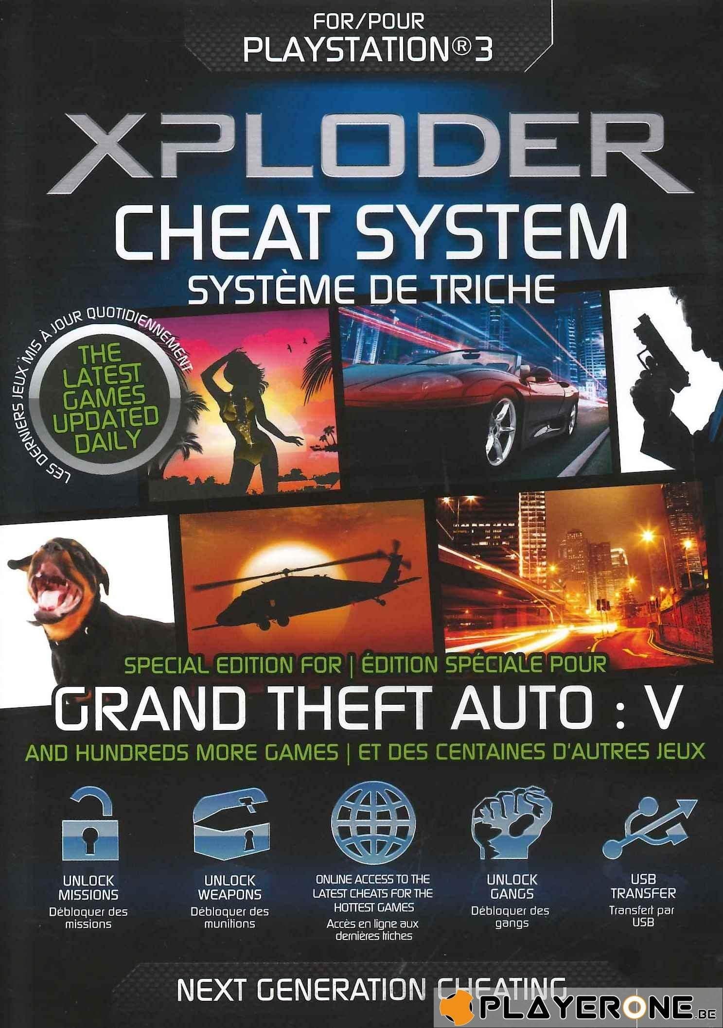 Xploder Cheat System - Special Edition for Grand Theft Auto V Plus 100's More Games (PS3)