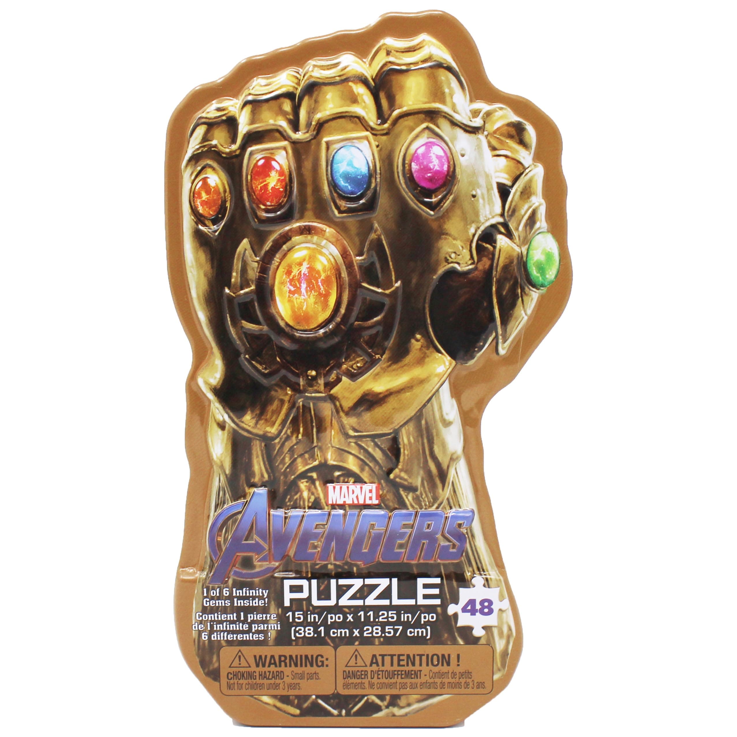 Marvel's Avengers: Infinity War Gauntlet Tin with Surprise Puzzle and Infinity Gem