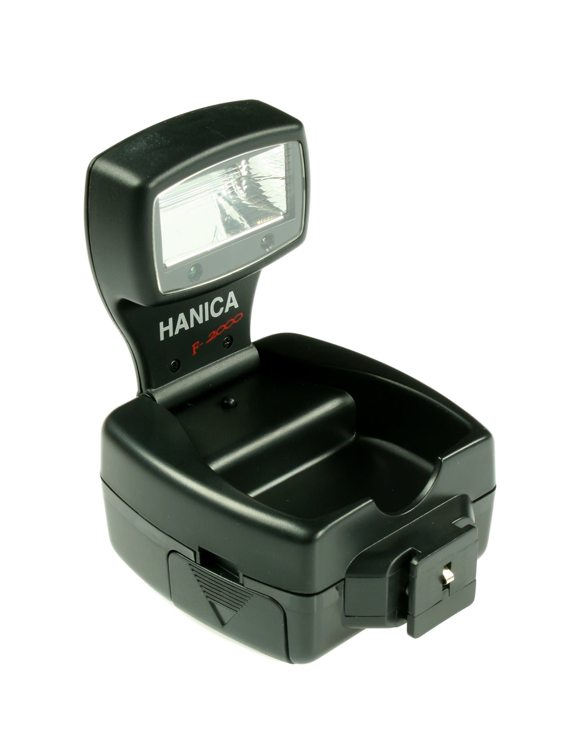 Compact Folding Hot Shoe Flash with Slave Sensor Compatible with Nikon or Canon DSLR Cameras