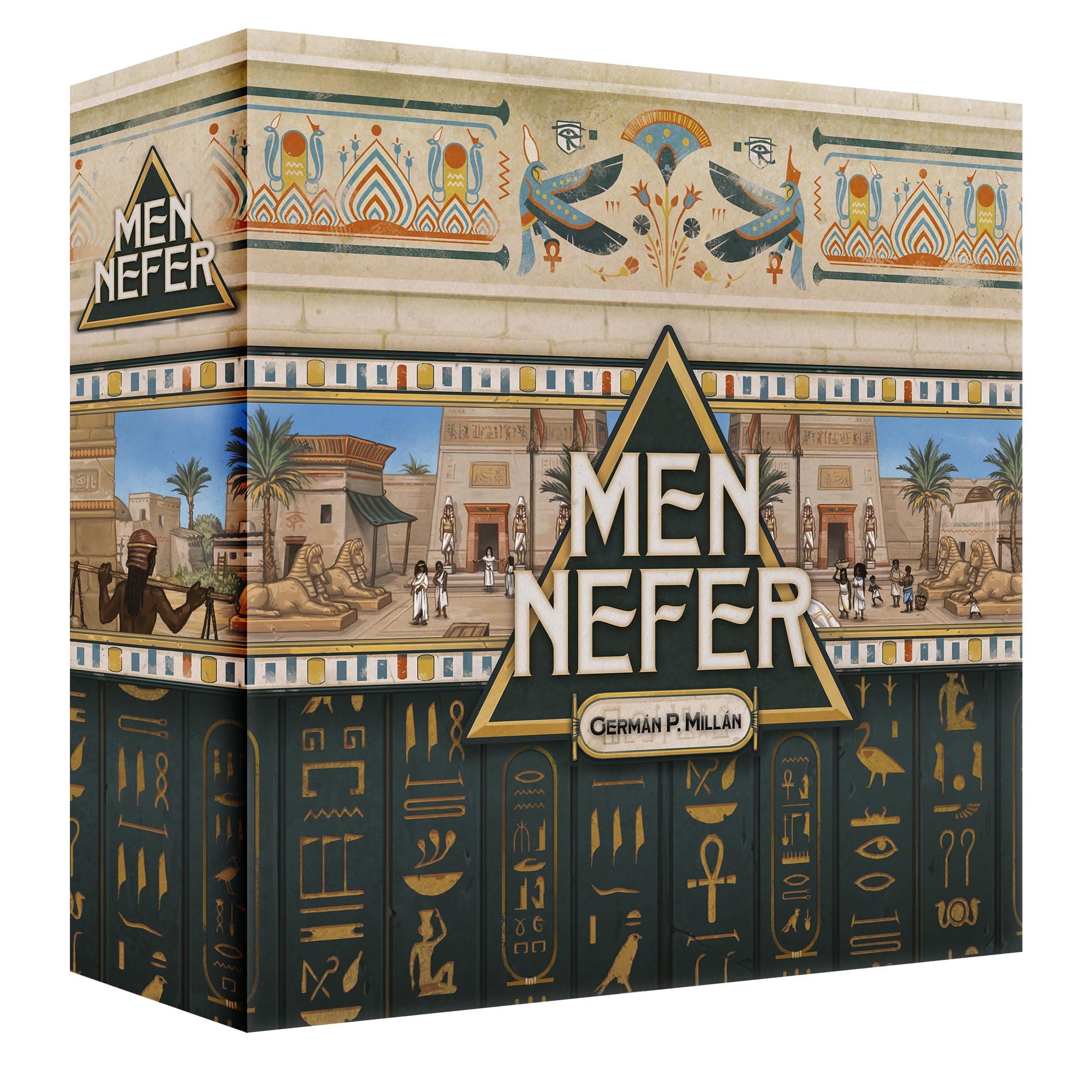 Men-Nefer Board Game - Journey Through Ancient Egypt! Worker Placement Strategy Game, Fun Family Game for Kids & Adults, Ages 14+, 1-4 Players, 60-120 Minute Playtime, Made