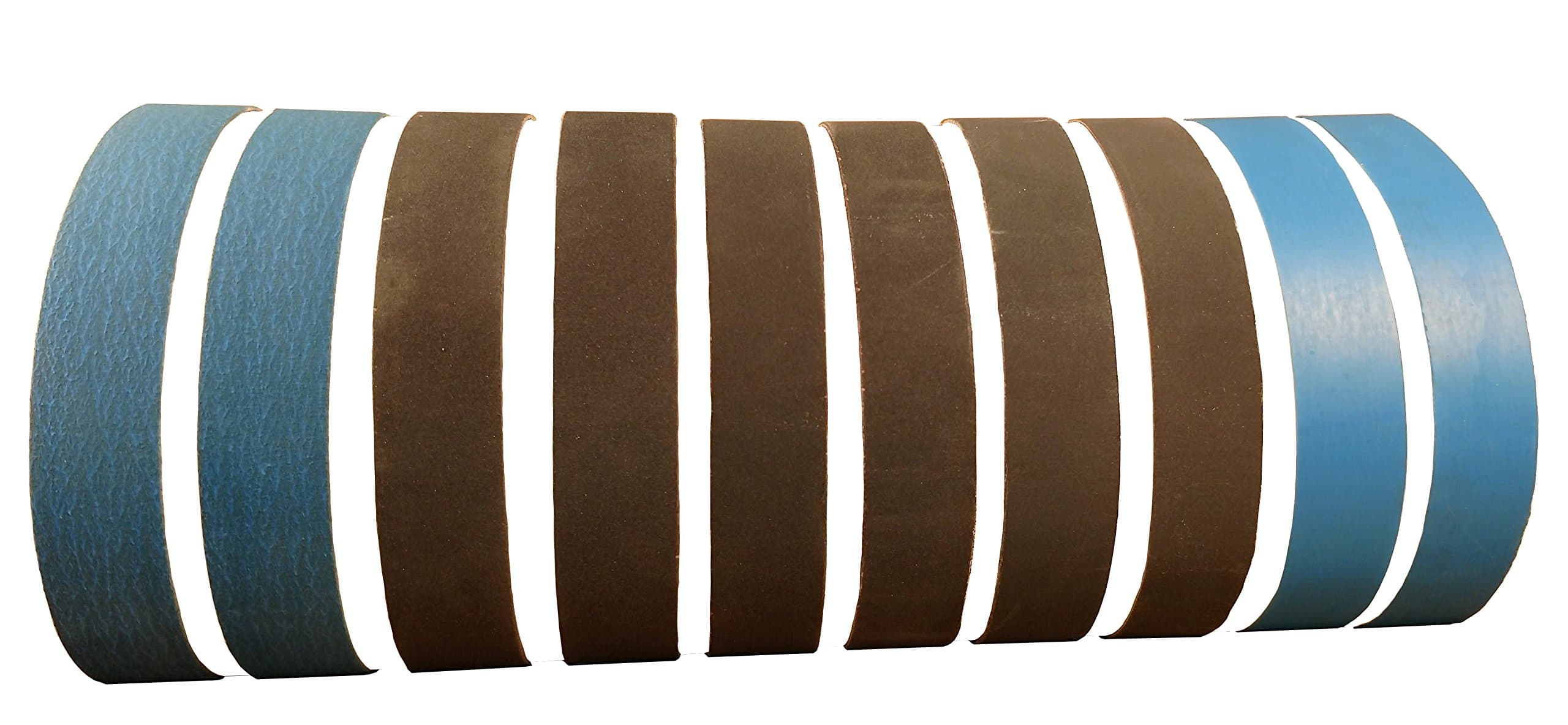 3/4 X 12 Replacement Belt Kit Assorted 10 Pack Fits Ken Onion Edition Work Sharp Knife & Tool Sharpener WSKTSKO Includes Ceramic, Silicon Carbide & Aluminum Oxide