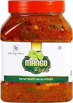 Self Signature Homemade Mango Pickle, Aam Ka Achaar Achaar, Ghar Ghar Me (Mango, 1 Kg)
