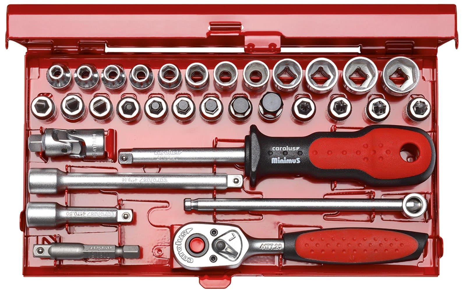 Carolus Germany Socket set 1/4", 33 pcs
