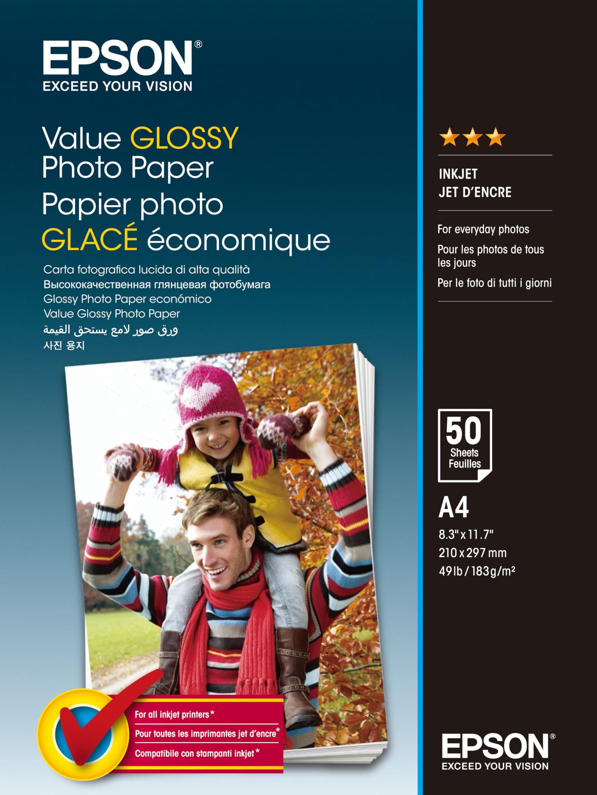 Value Glossy Photo Paper - A4-50 sheets