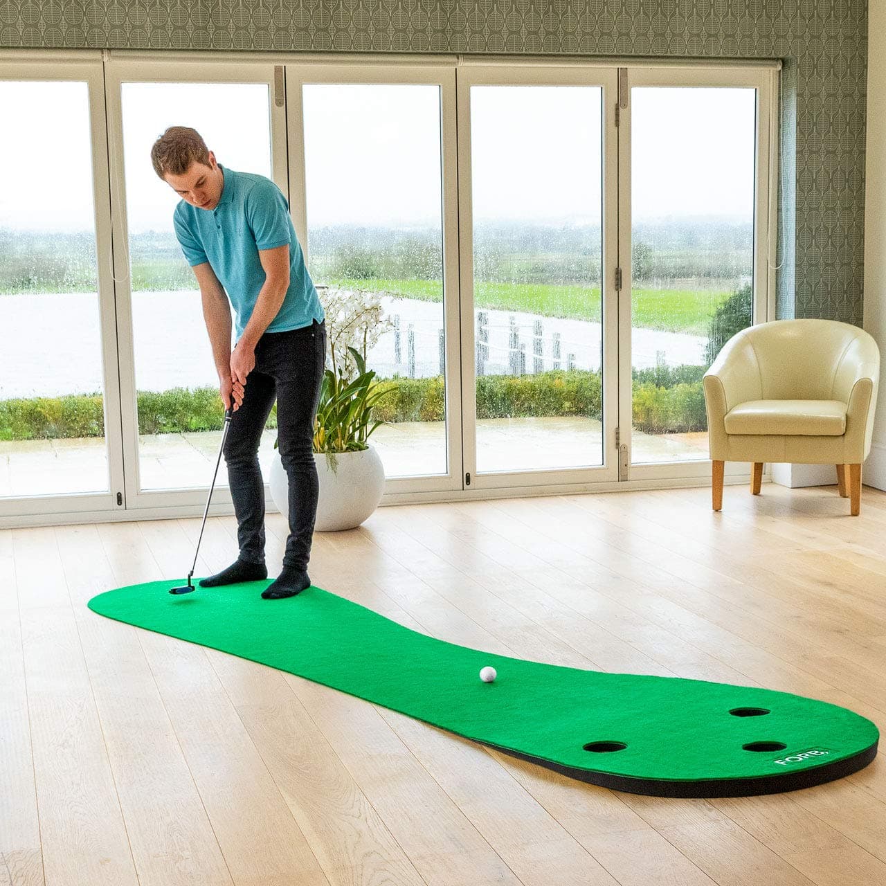 Golf Putting Mats | Premium Selection for Putting Practice at Home - Available in 4 Styles