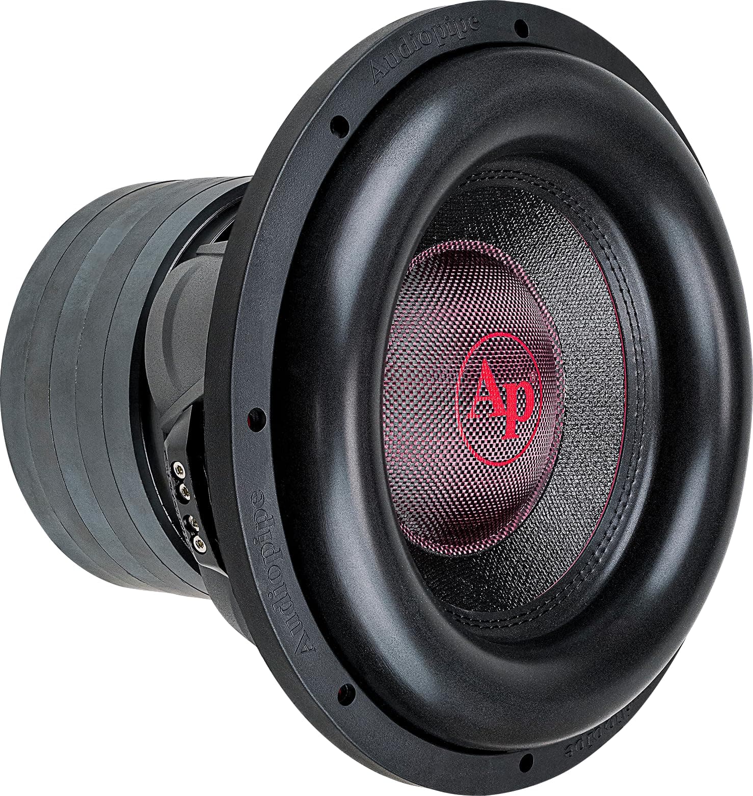 12" Quad Stack Composite Cone Subwoofer (TXX-BDC-IV-12D2), Superior Performance, 2200W, 4 Magnets, BASV Voice Coil, Aluminum Basket, Multi-Connect, Non-Press Paper Cone, 2 x 2 Ohms