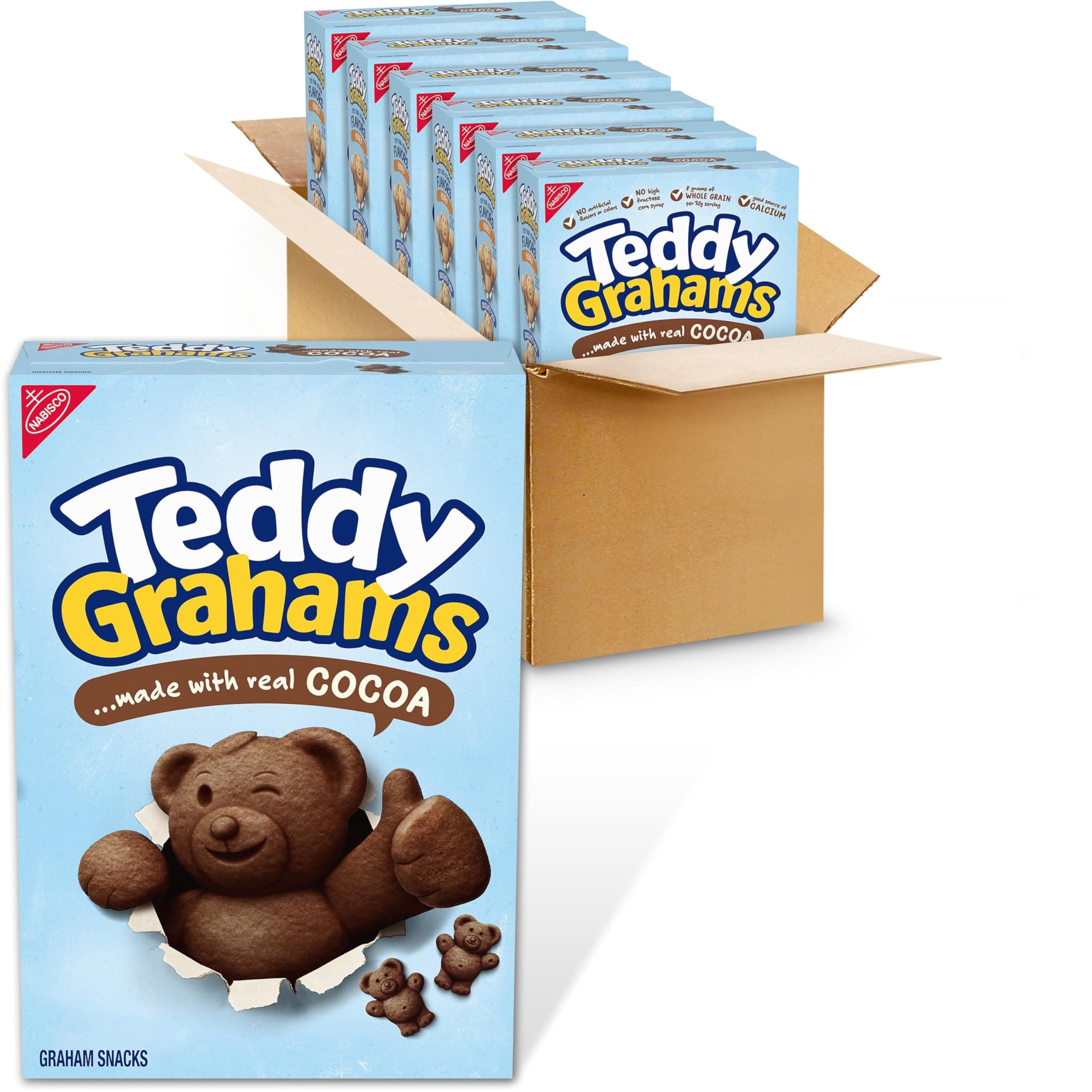 Chocolate Graham Snacks, 6-10 oz boxes