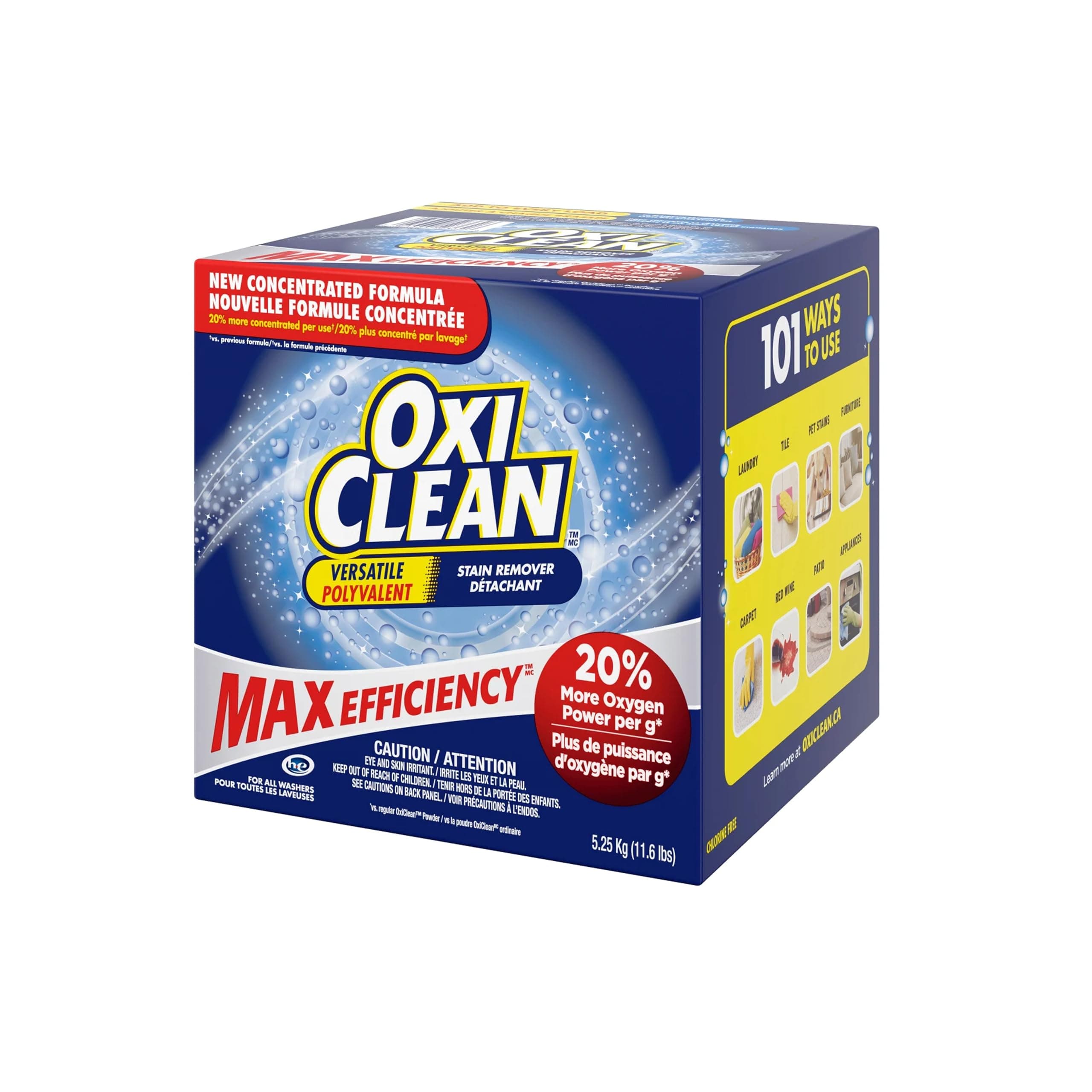 Versatile Max Efficiency Stain Remover Powder 5.25Kg - 101 Ways to Use