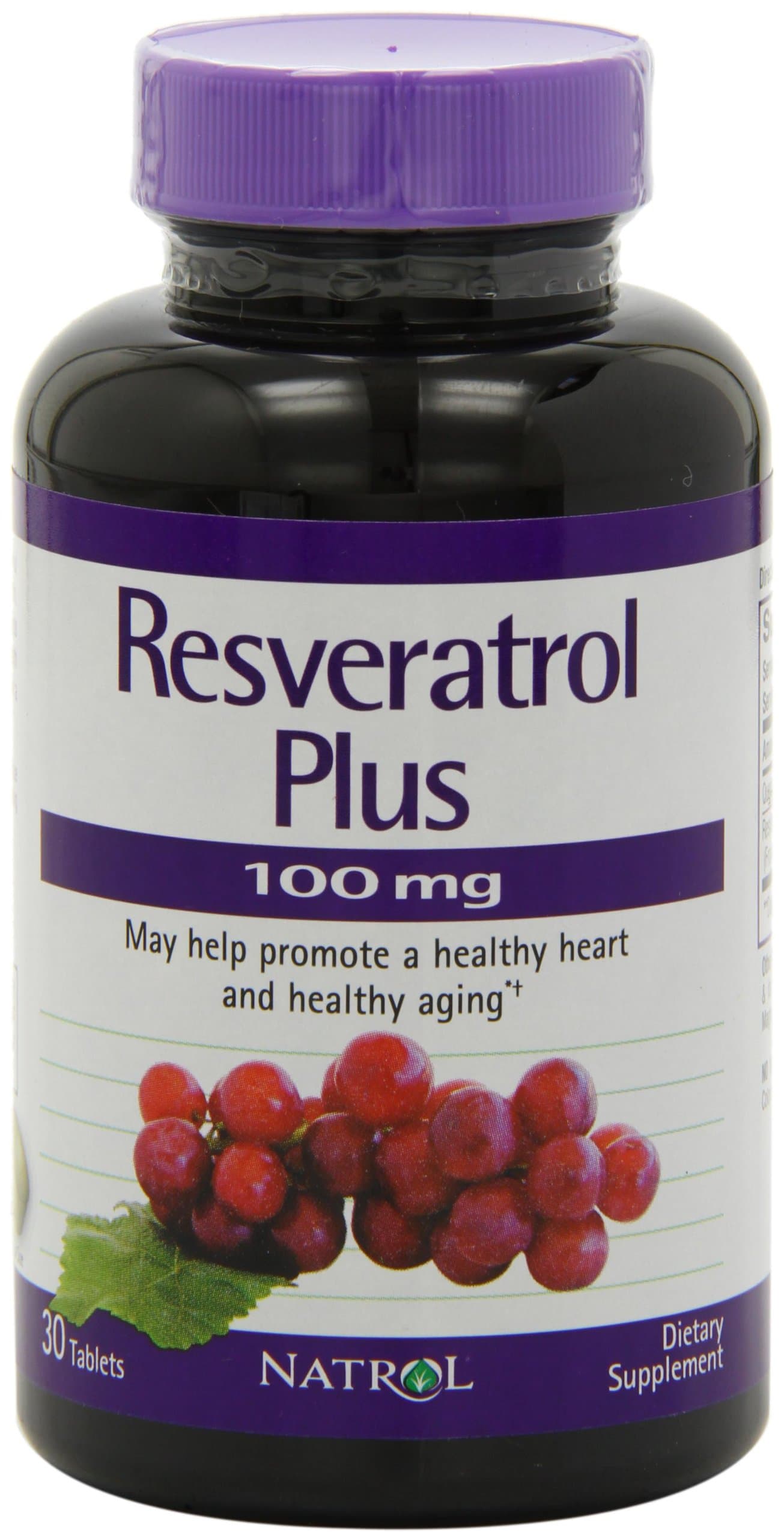 Natrol Resveratrol Plus 100mg Tablets, 30-Count