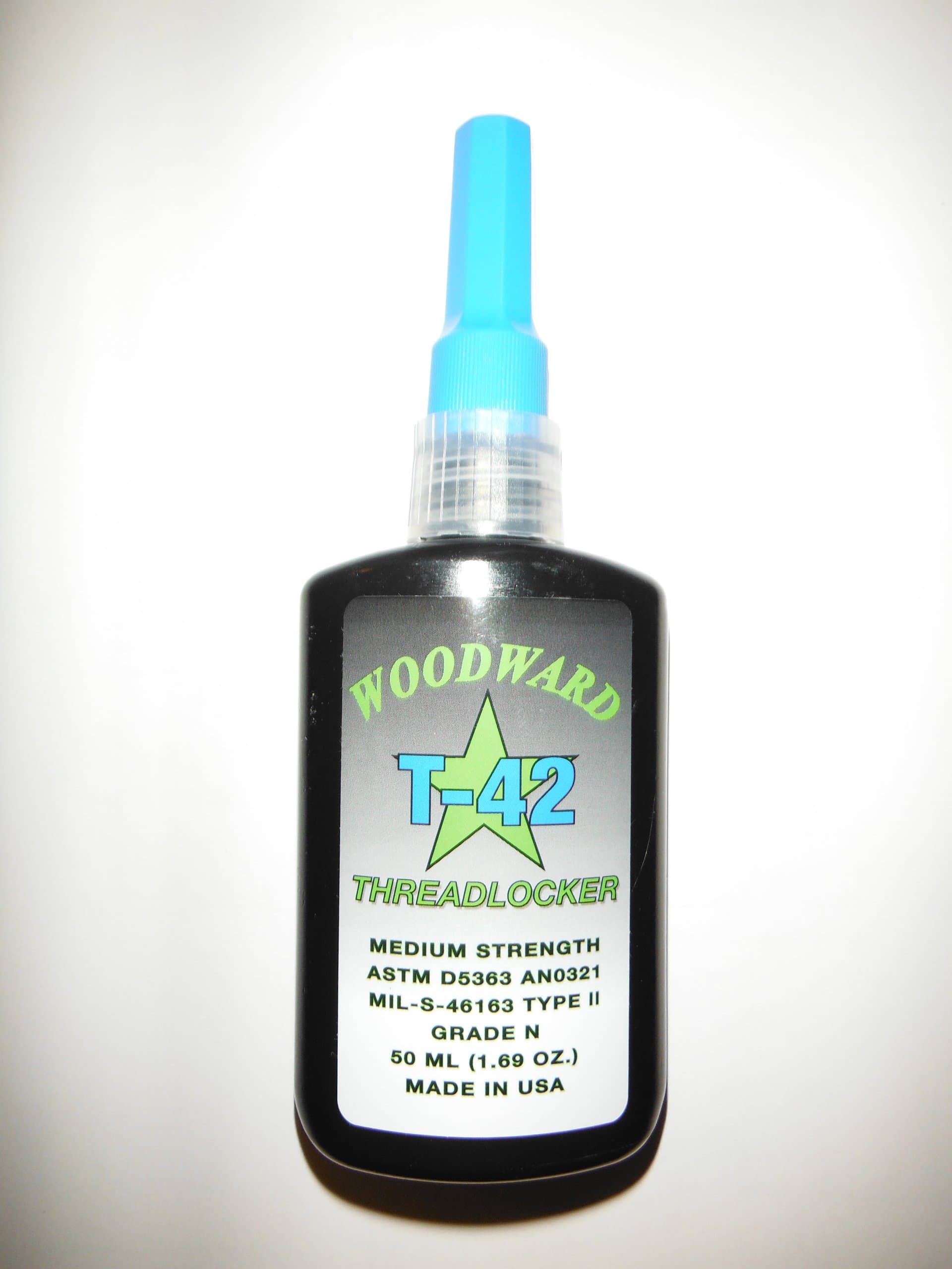 Woodward WRP Blue Threadlocker Adhesive 50 ml