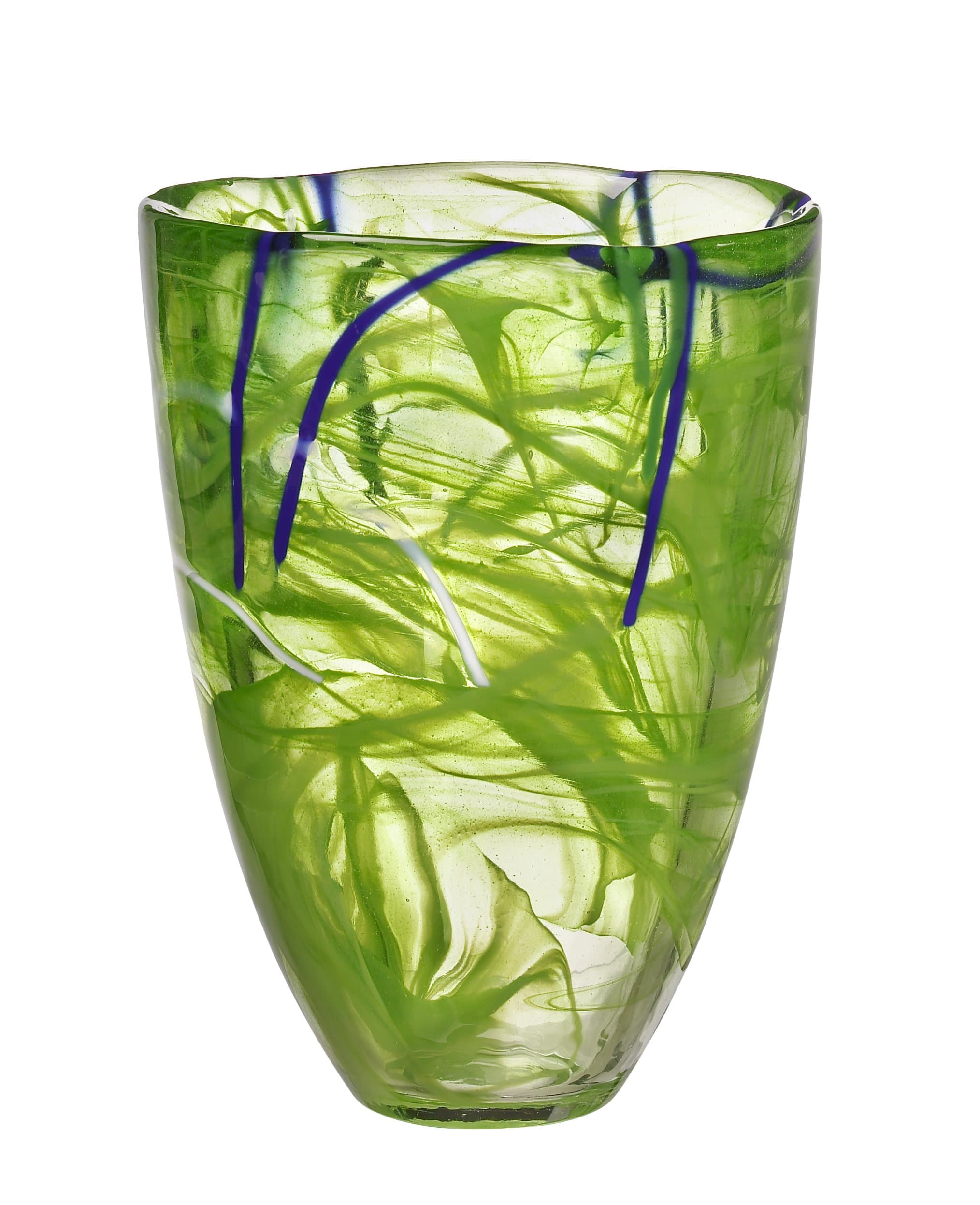 Kosta Boda Contrast Vase, Lime