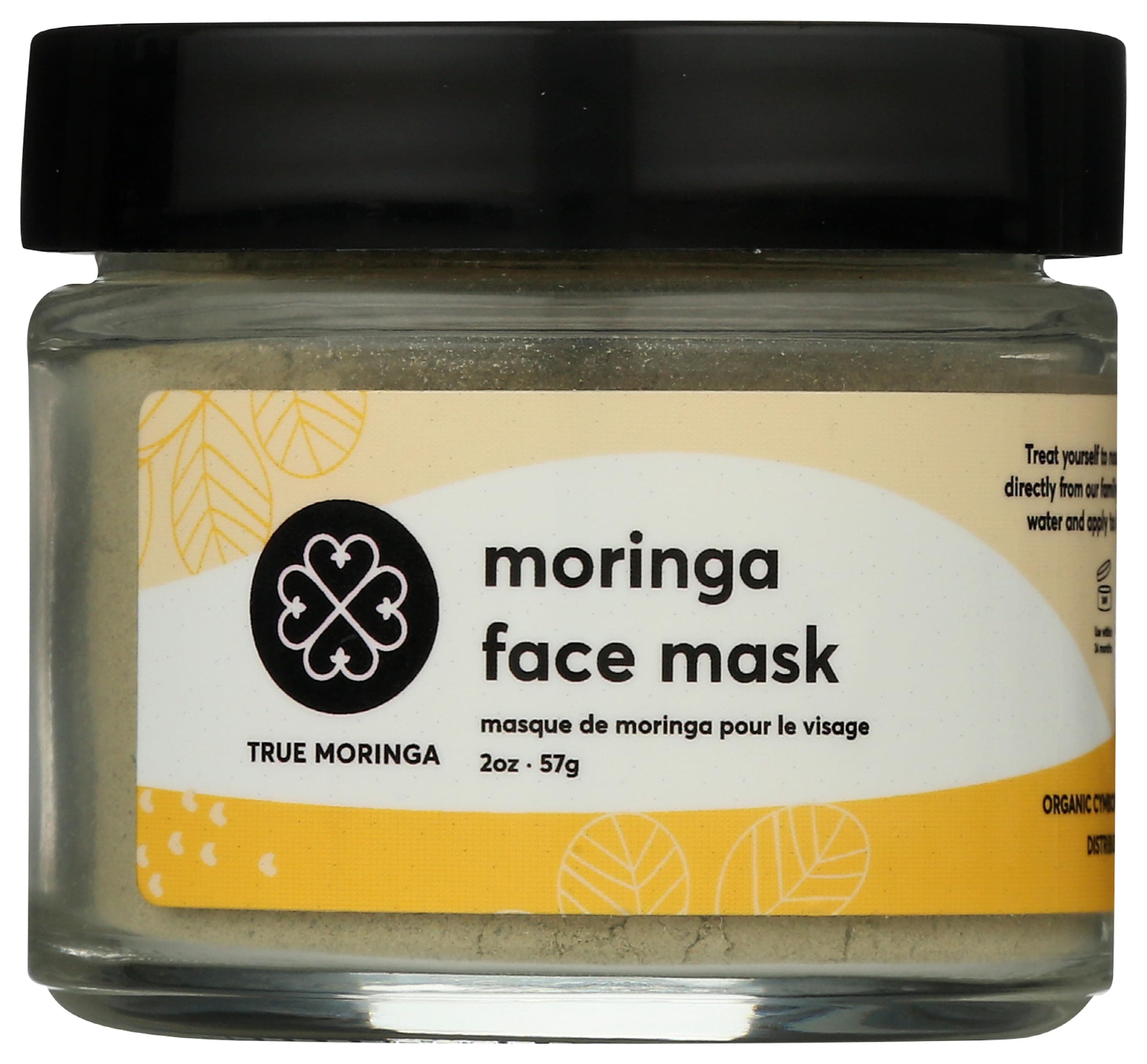 True Moringa Moringa Face Mask | Deep Pore Detox Clarifying and Purifying Facial Mask | Vegan Skincare