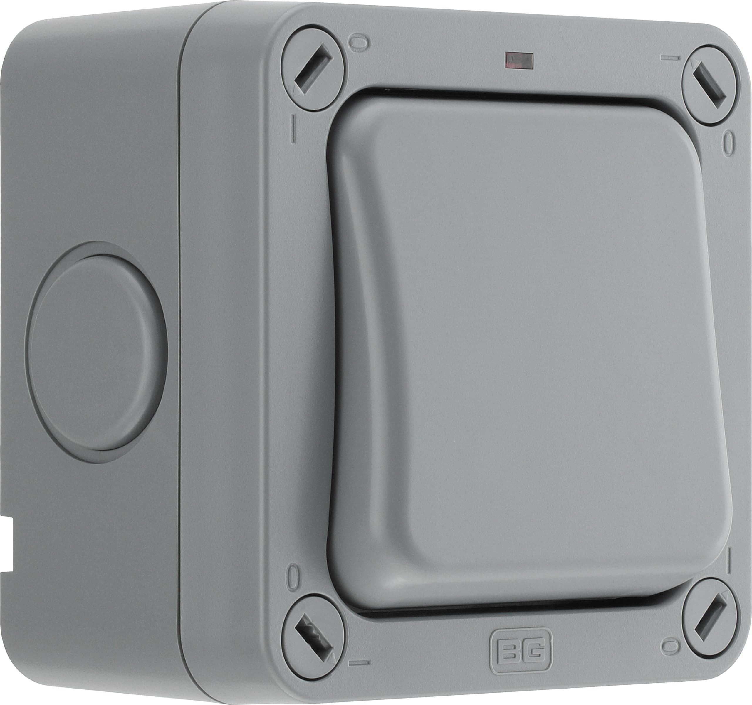 BG Electrical WP12-01 Outdoor Waterproof Switch 2 Way Single IP66 20AX Grey