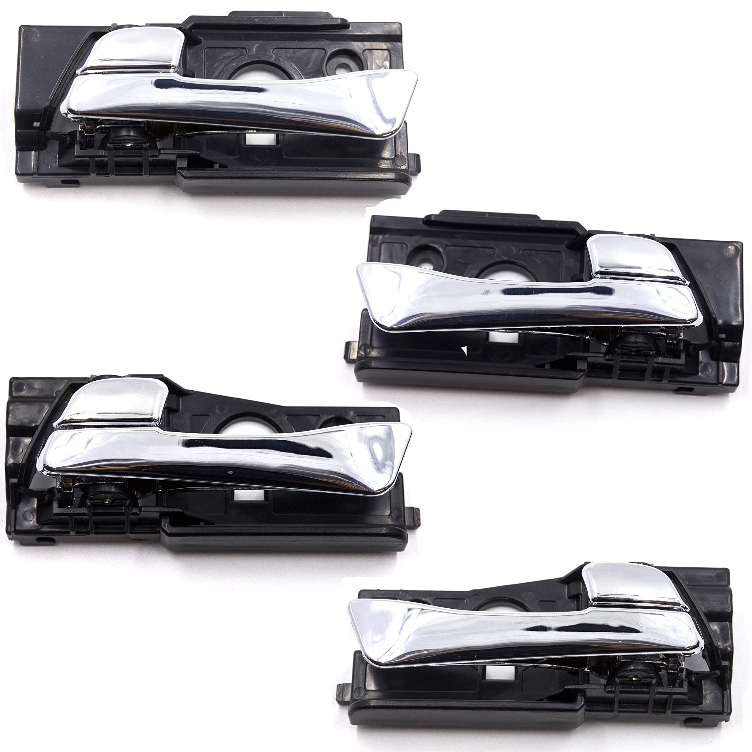 Otois 4Pcs Front Rear Left Right Chrome Interior Door Handle Set for Hyundai Accent 2012 2017