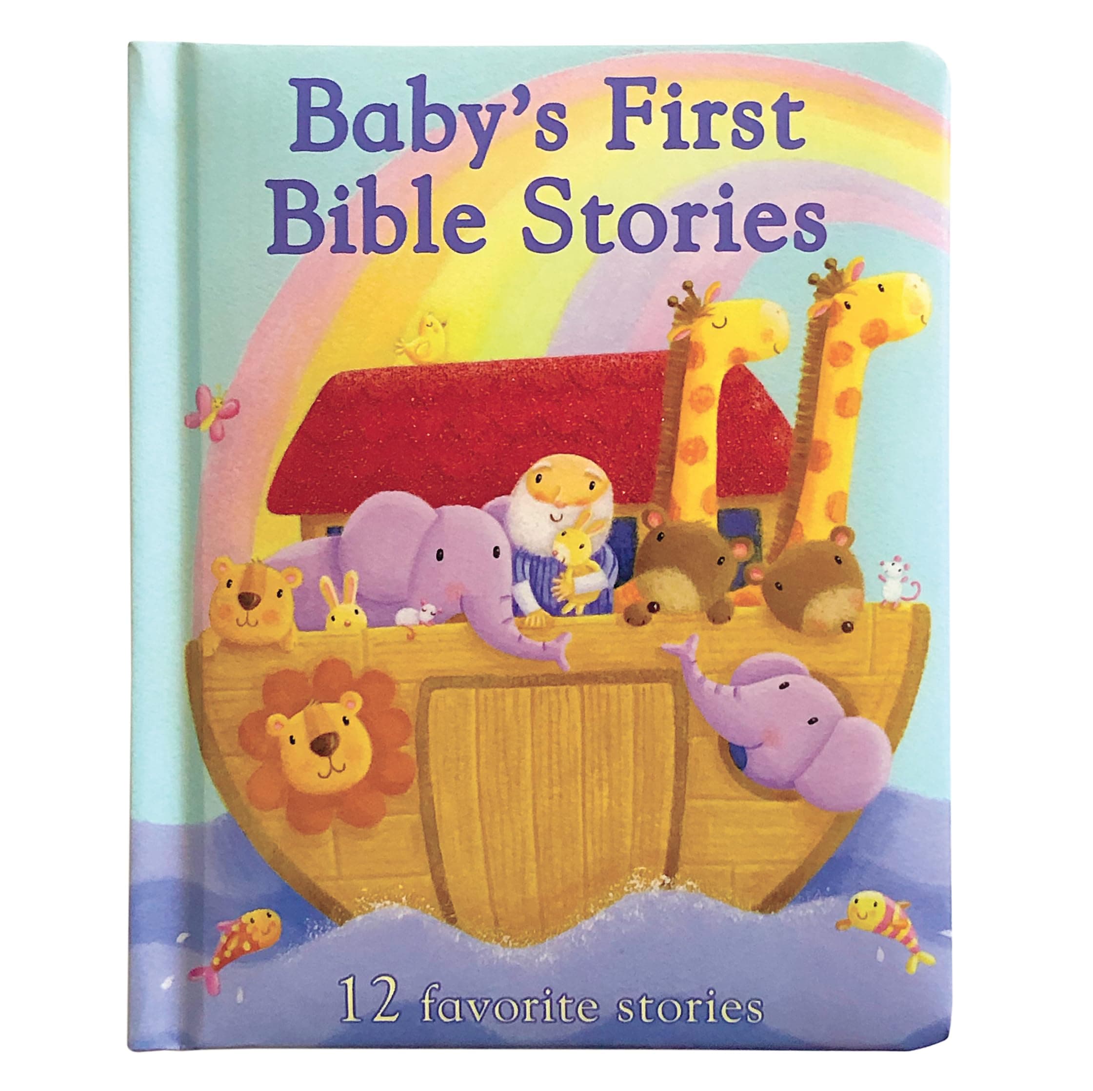 Baby's First Bible Stories Padded Board Book - Gift for Easter, Christmas, Communions, Newborns, Birthdays, Beginner Bible