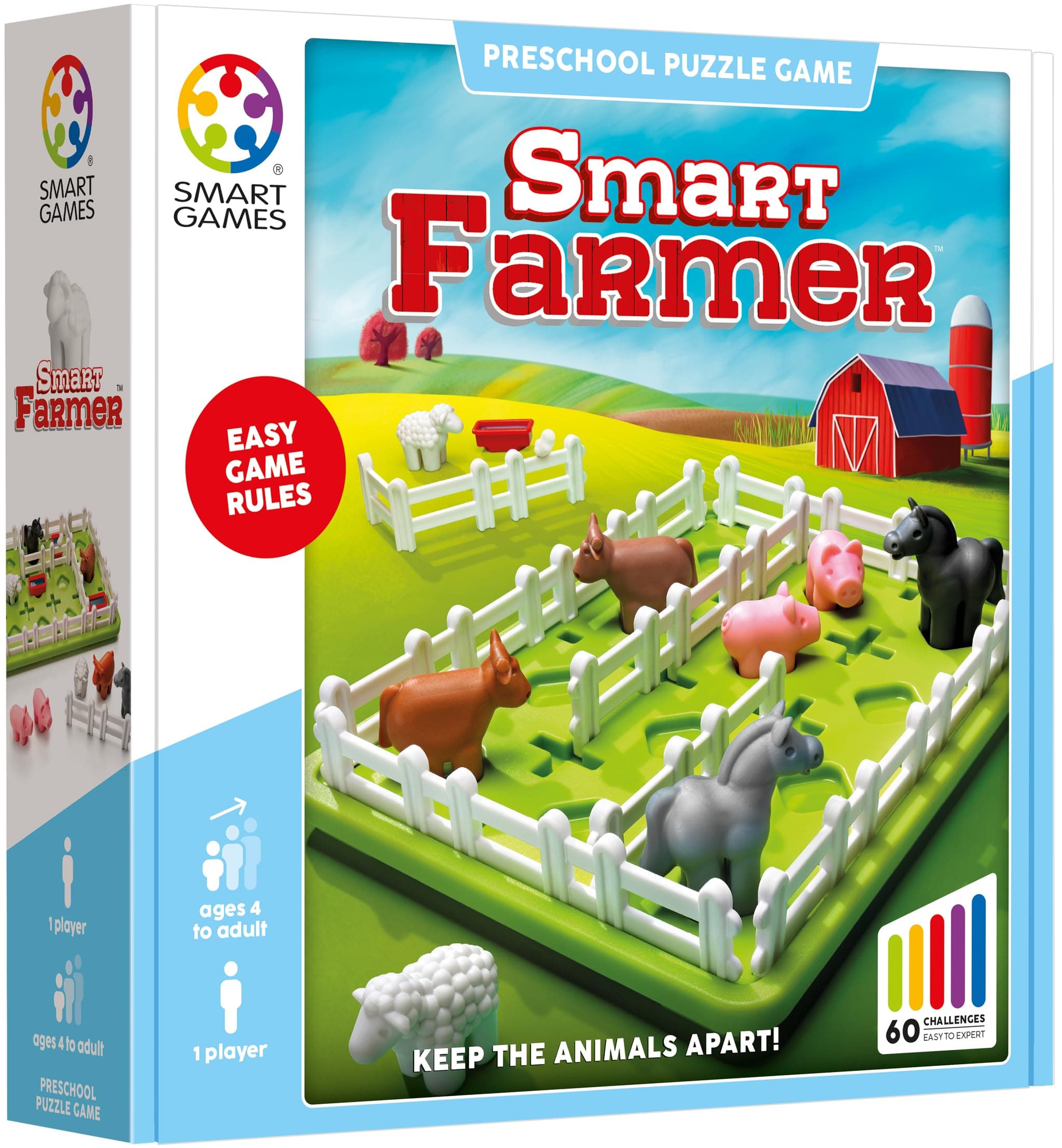 SmartGames - Smart Farmer 1 Player Puzzle Game