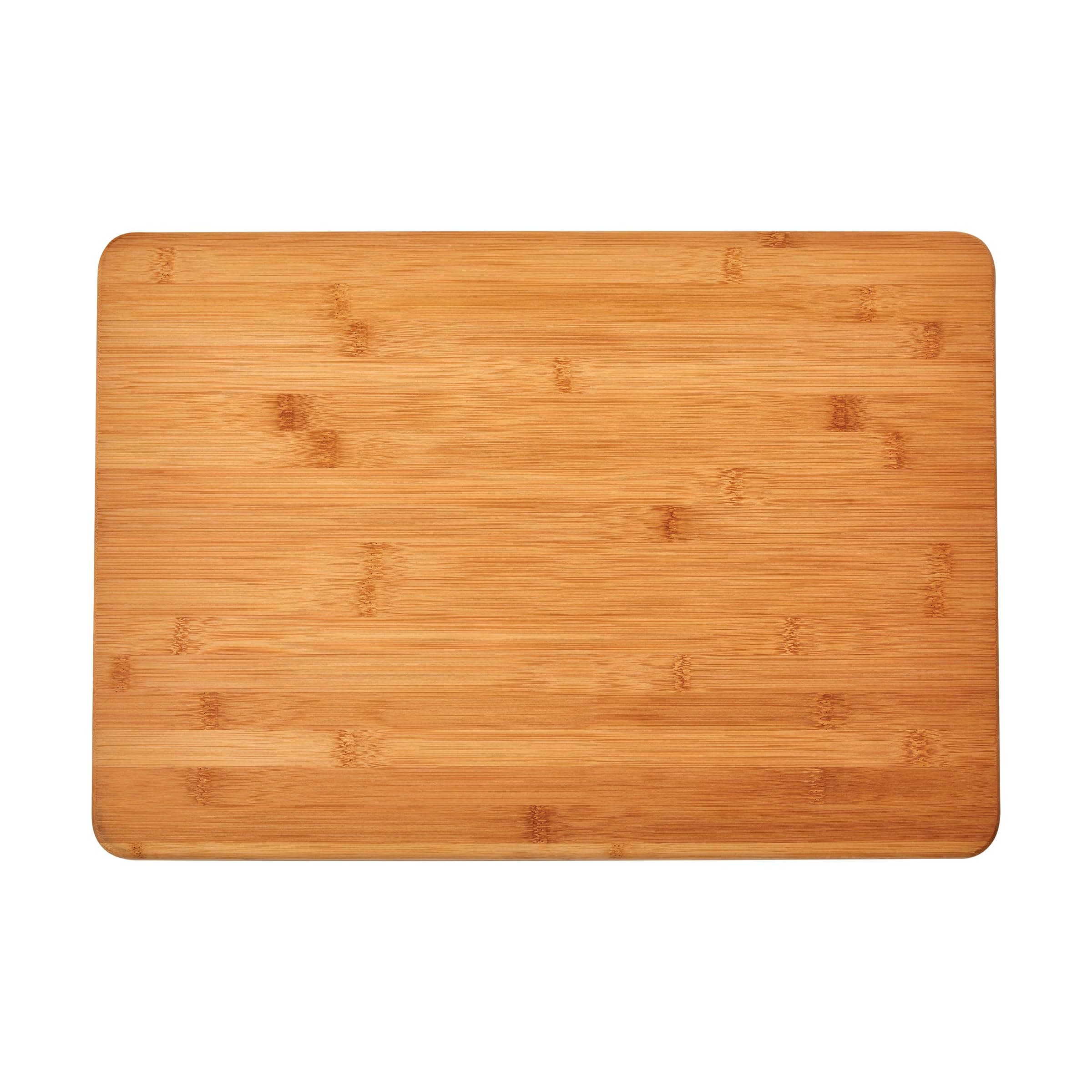 Farberware Extra-Large Wood Cutting Board, Reversible Chopping Board for Kitchen Meal Prep and Serving, Charcuterie Board, 14-Inch x 20-Inch, Bamboo