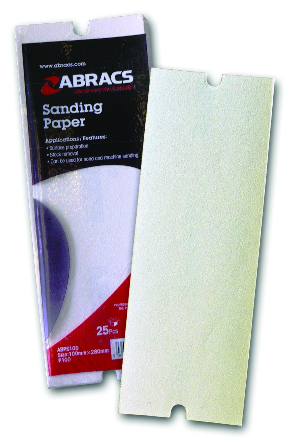 25 x 120 Grit Pole Sanding Sheets. Abracs