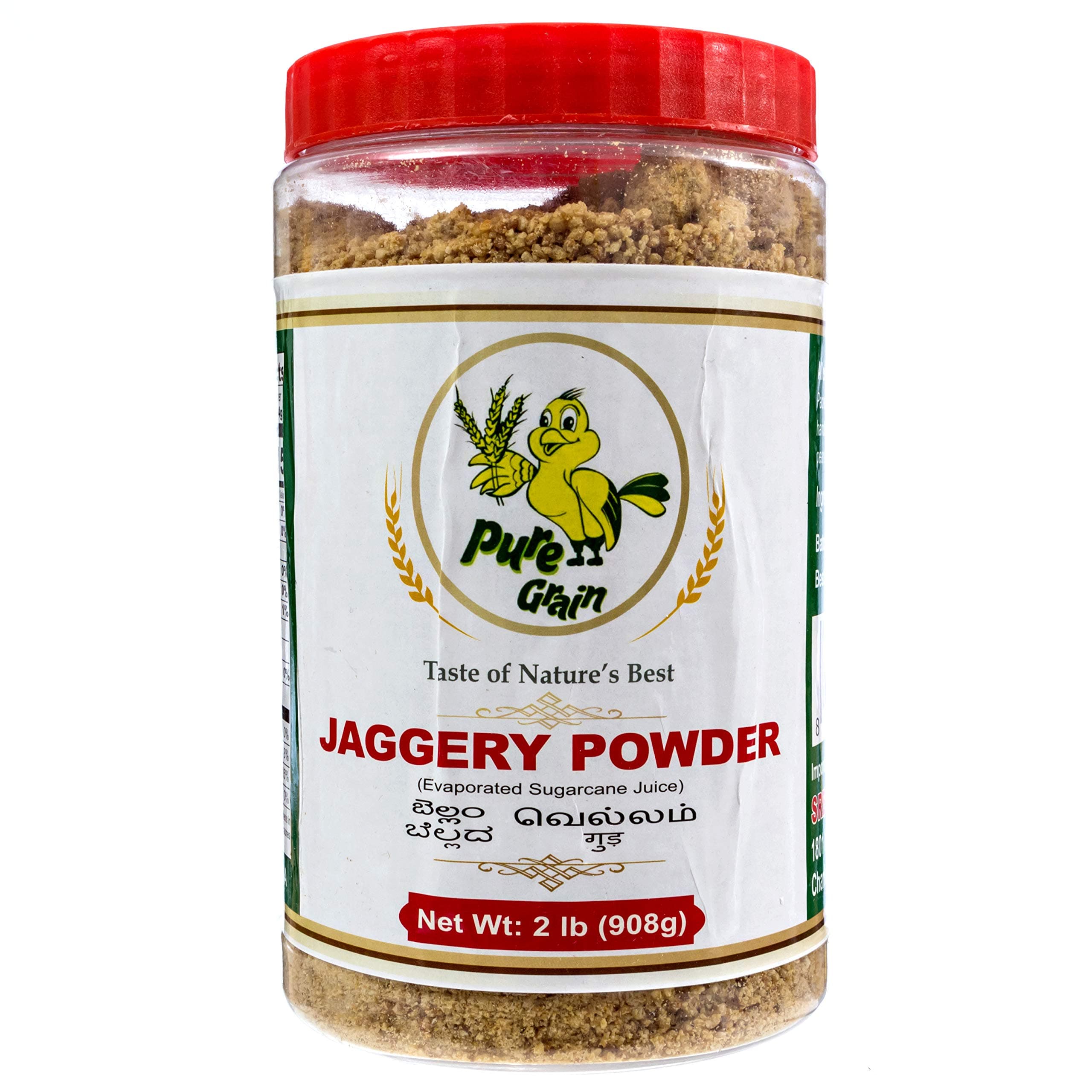 Pure Grain , Jaggery Powder , 2 lbs Jar