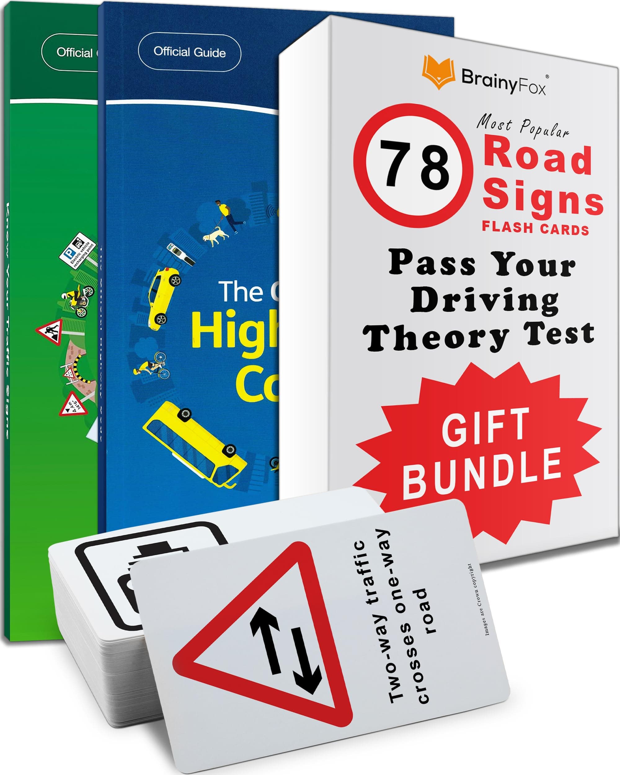 2026 Driving Theory Test Kit: Includes The Official Highway Code 2026 Book UK, Know Your Traffic Signs & 78 Road Signs Flash Cards. 16th + 17th Learner Drivers Birthday Gifts for Teenage Girls & Boys