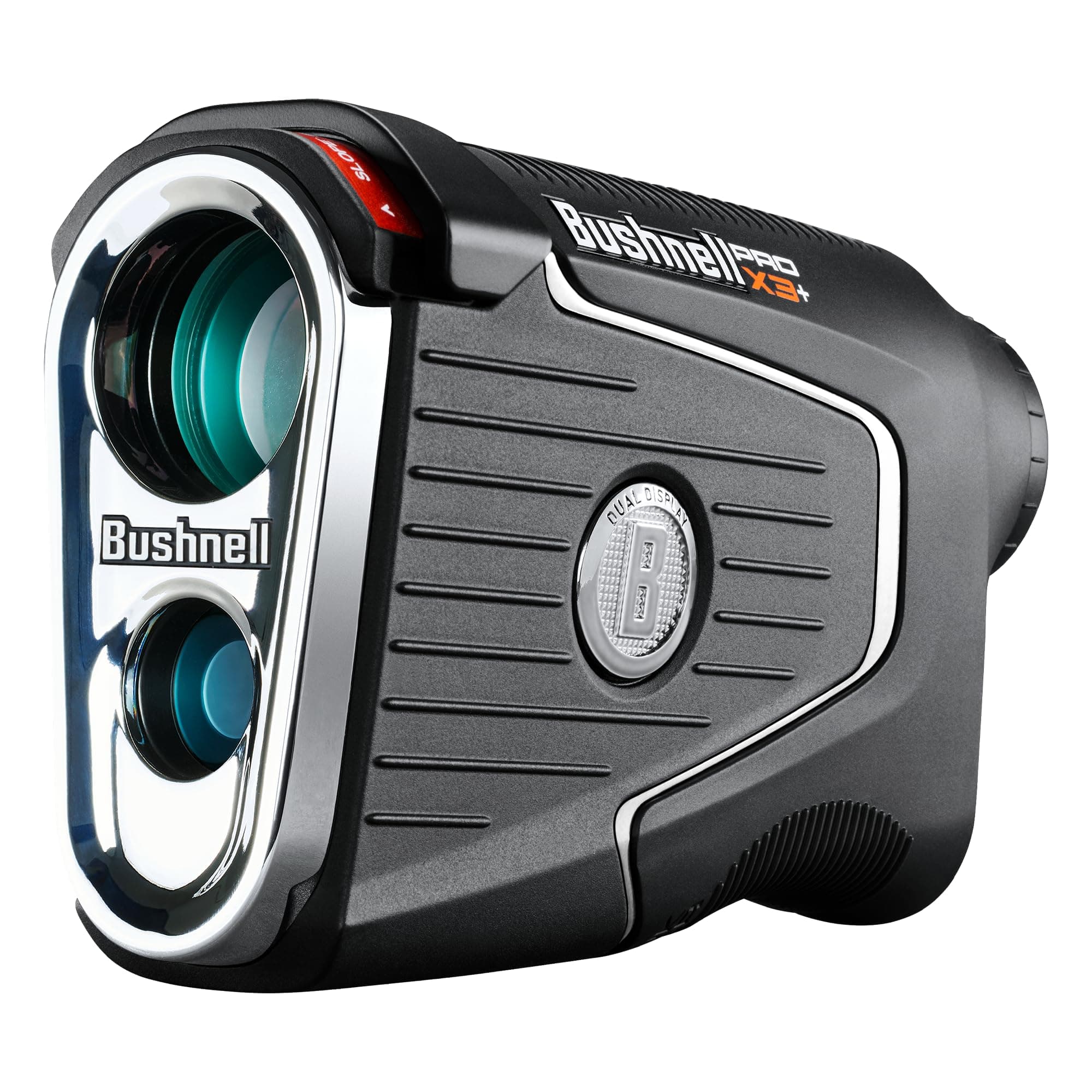 Pro X3+ Golf Rangefinder with Wind Speed and Direction,1300 Yard Range,7X Magnification, Pin Locking with Visual Jolt
