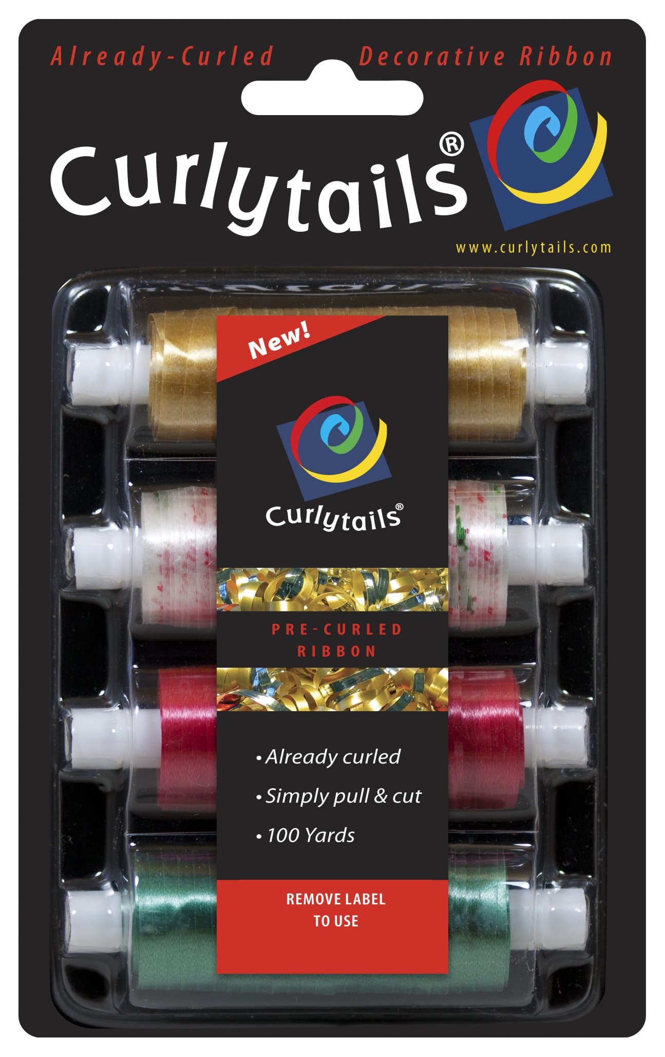 Curlytails Merry Christmas Ribbon Pack