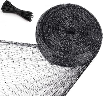 Bird Netting for Garden Protection, 13x32FT Garden Netting w/ 0.8" Mesh, Poul...