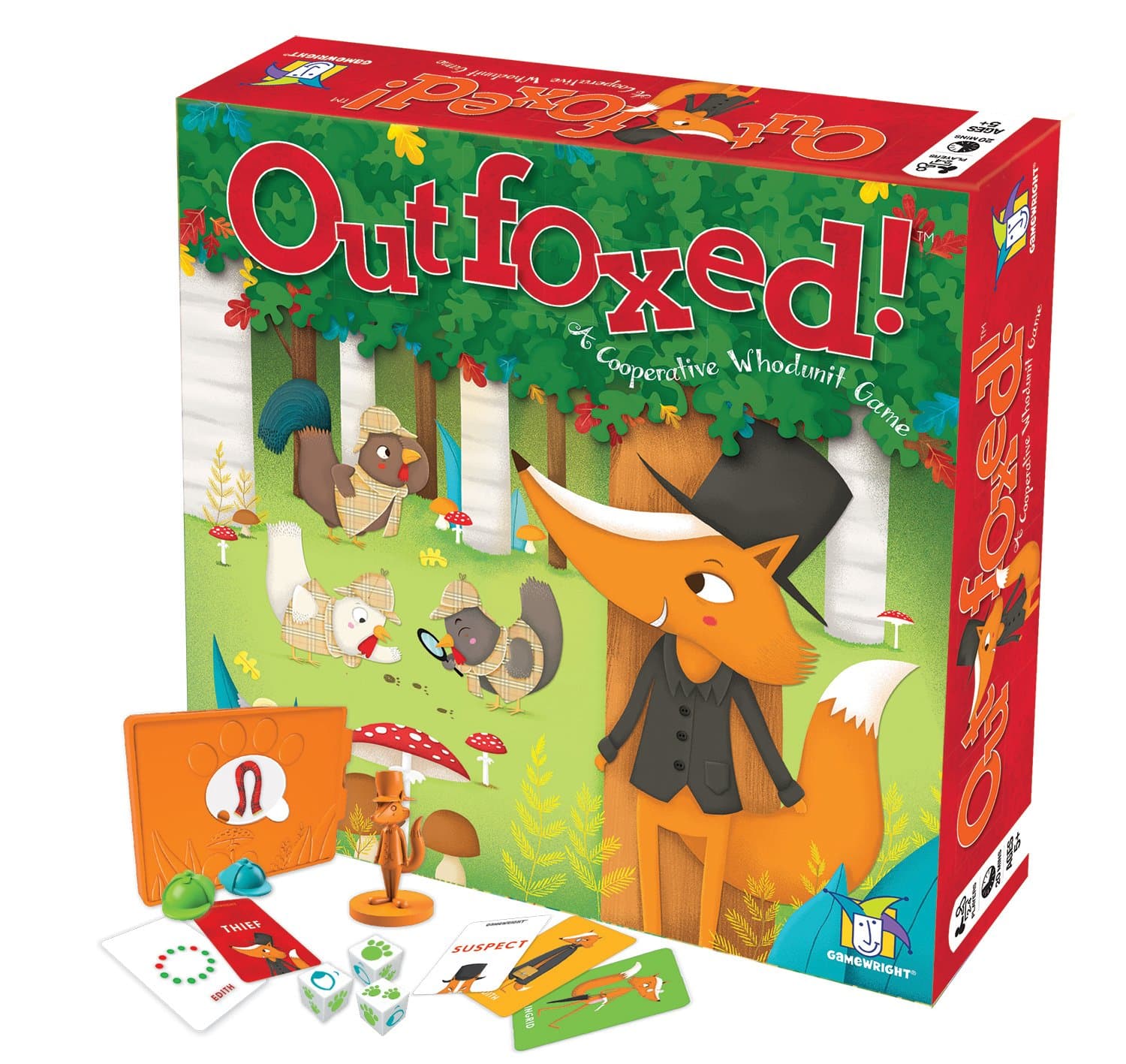 Gamewright 5+ Years Multicolour Outfoxed Board Game