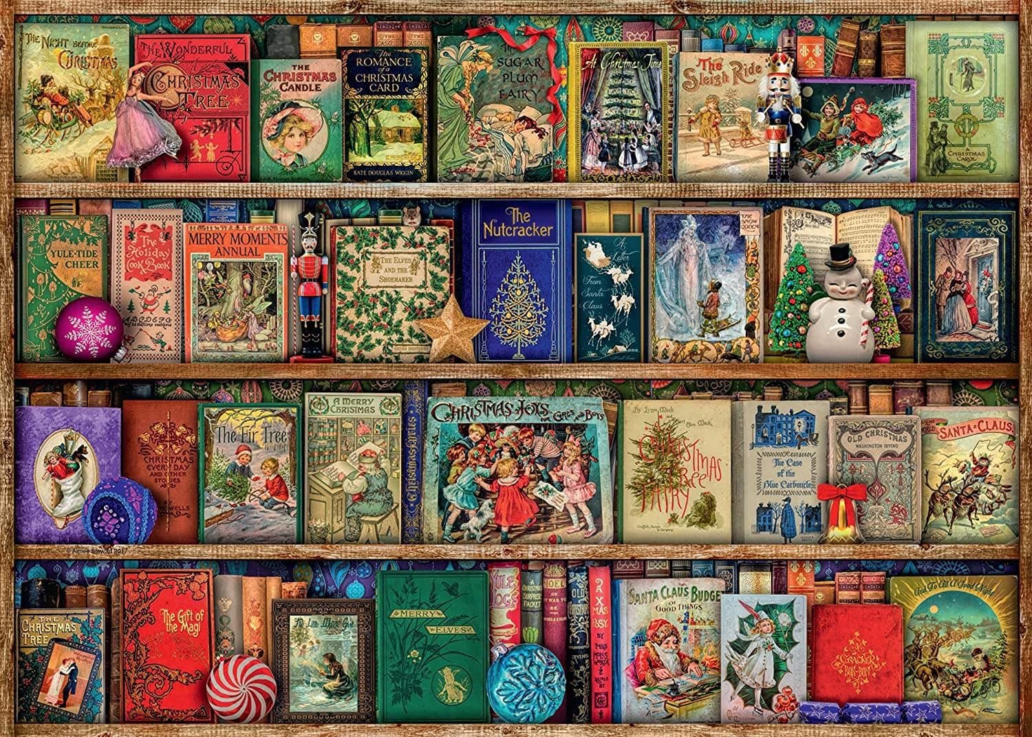 The Christmas Library, 1000pc Jigsaw Puzzle