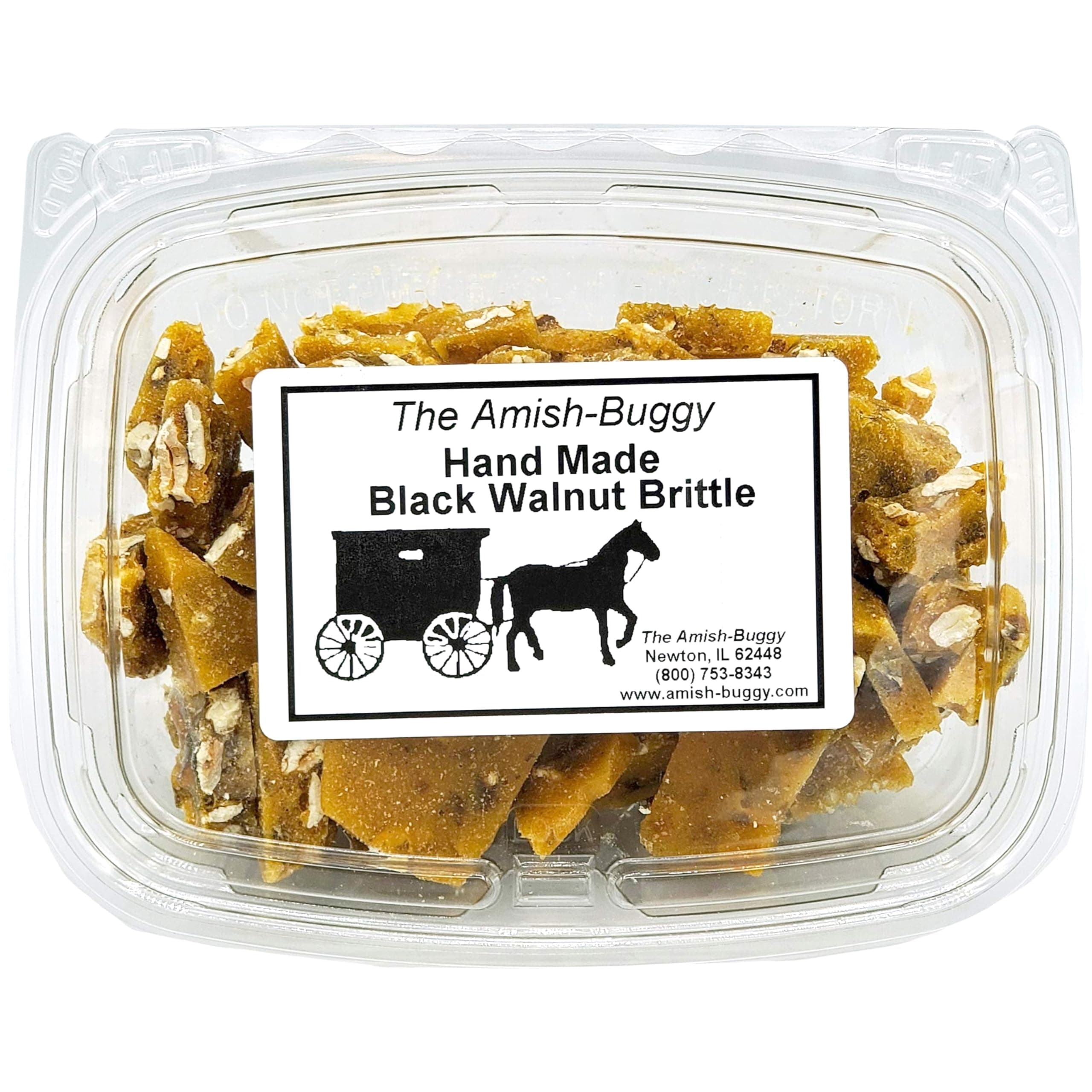 Packaged Premium Candy - 2 Pack (Black Walnut Brittle (10 oz. Tub))