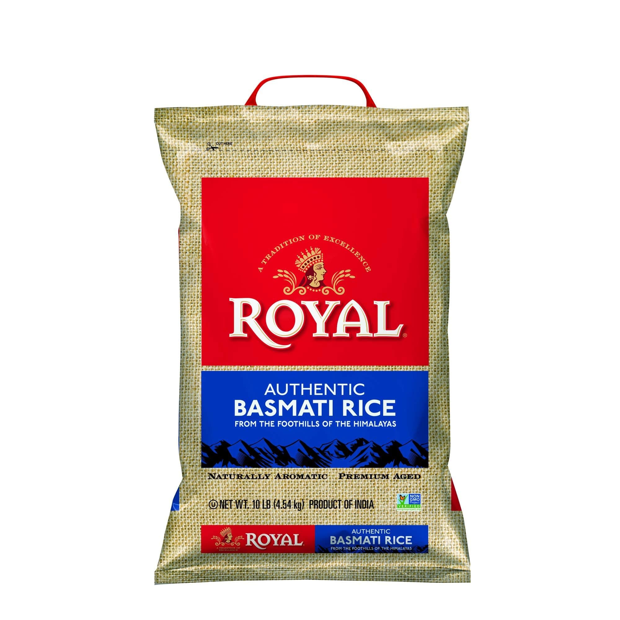 Royal Kusha White Basmati Rice 10 Pound Multi