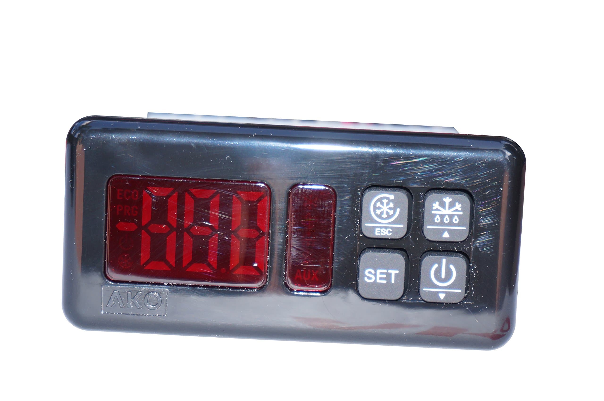 D-14323 230v Temperature Controller | Universal Digital Replacement Thermostat Controller with Adjustable Defrost Cycle for Commercial Food Display Cabinets, Walk in freezers, Restaurant Freezers