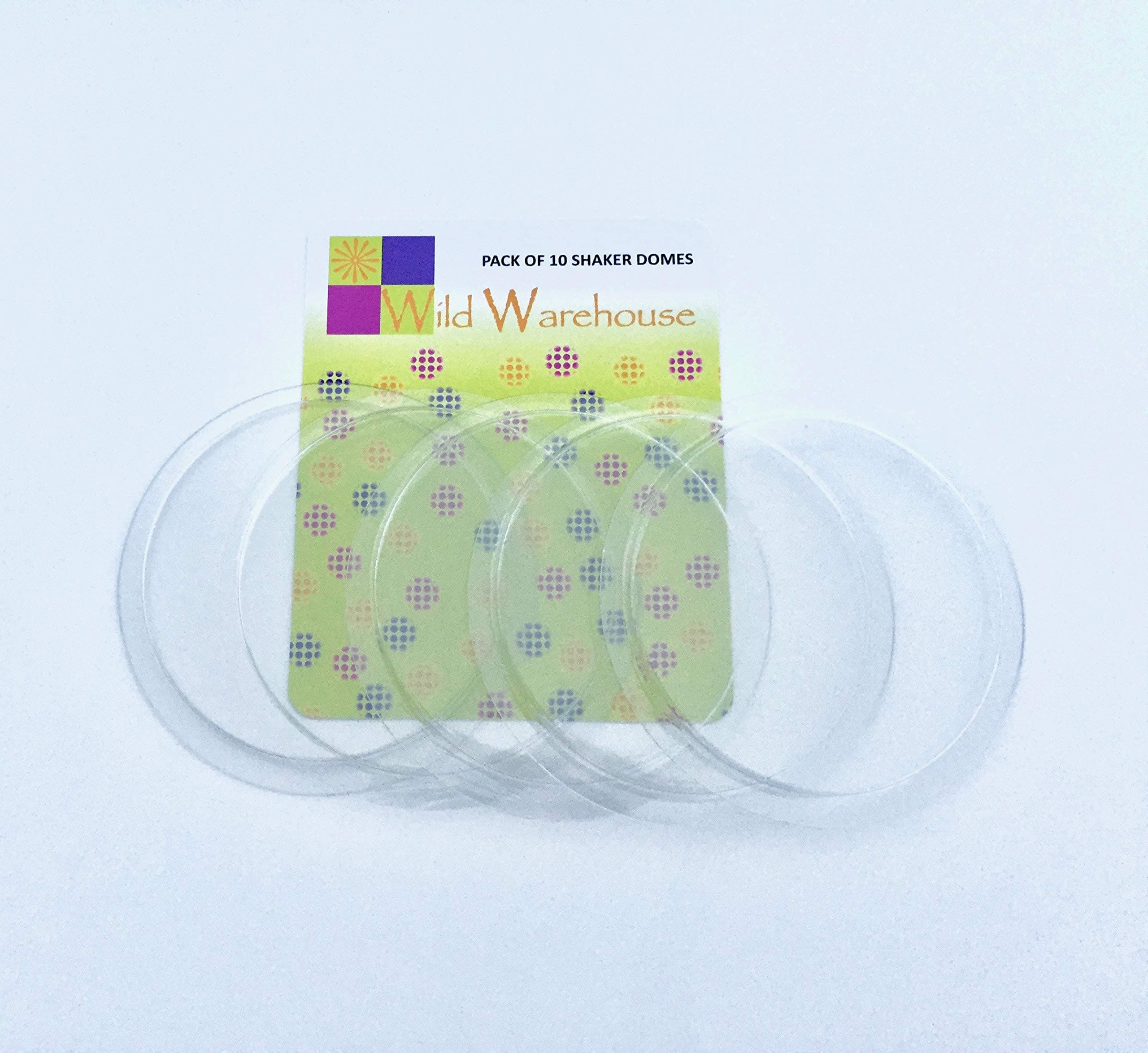 Round Transparent Plastic Domes for Shaker Cards