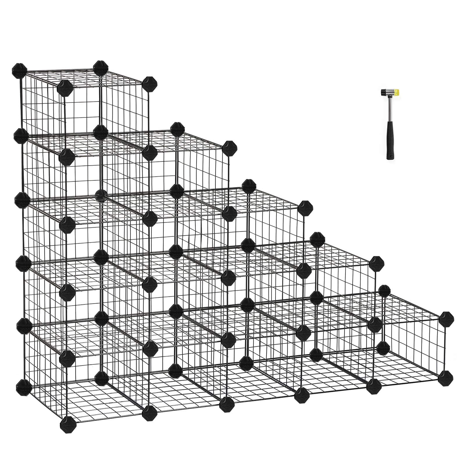 Wire Grid Shoe Rack