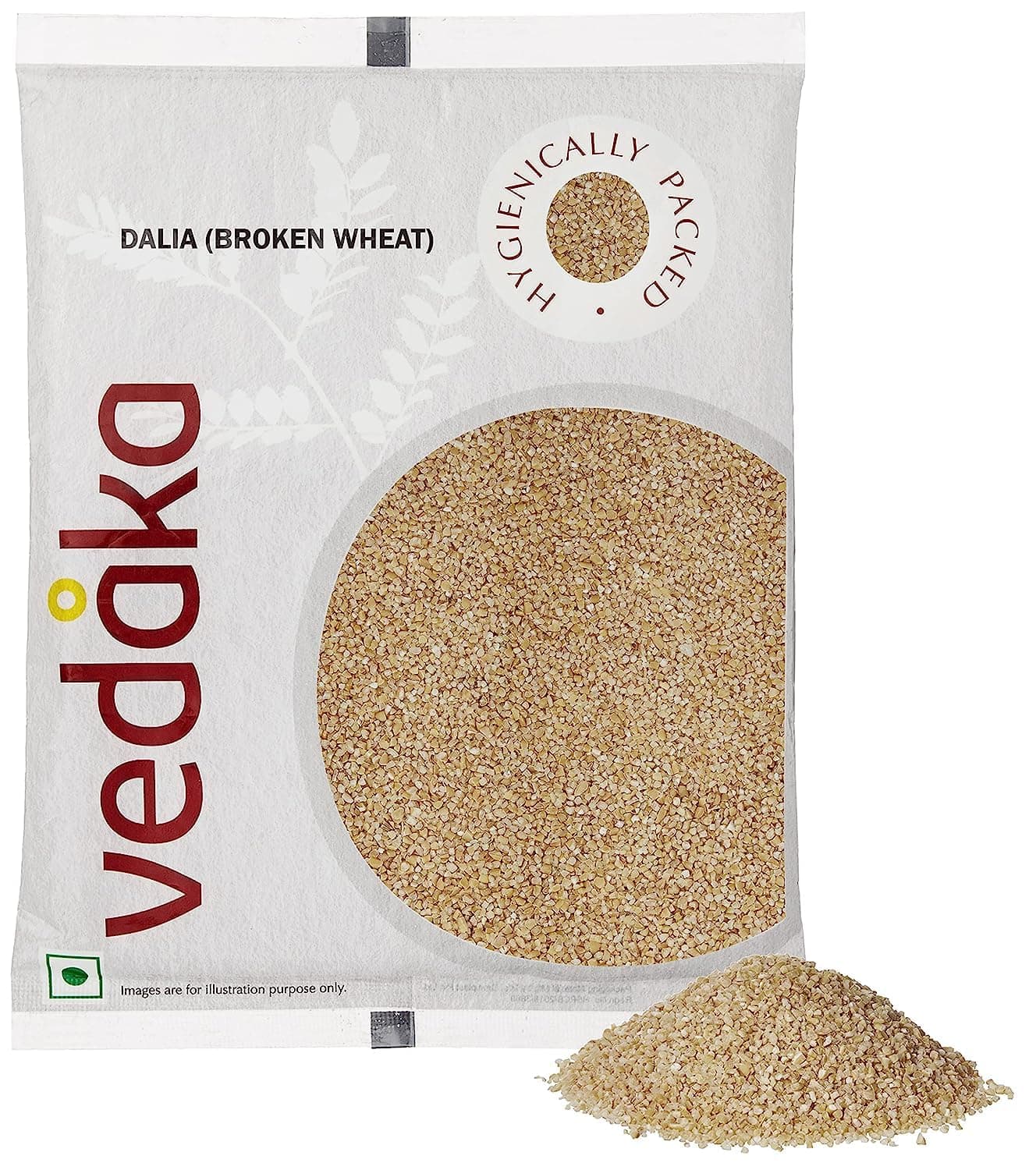 Amazon Brand - Vedaka Dalia (Broken Wheat) 500g