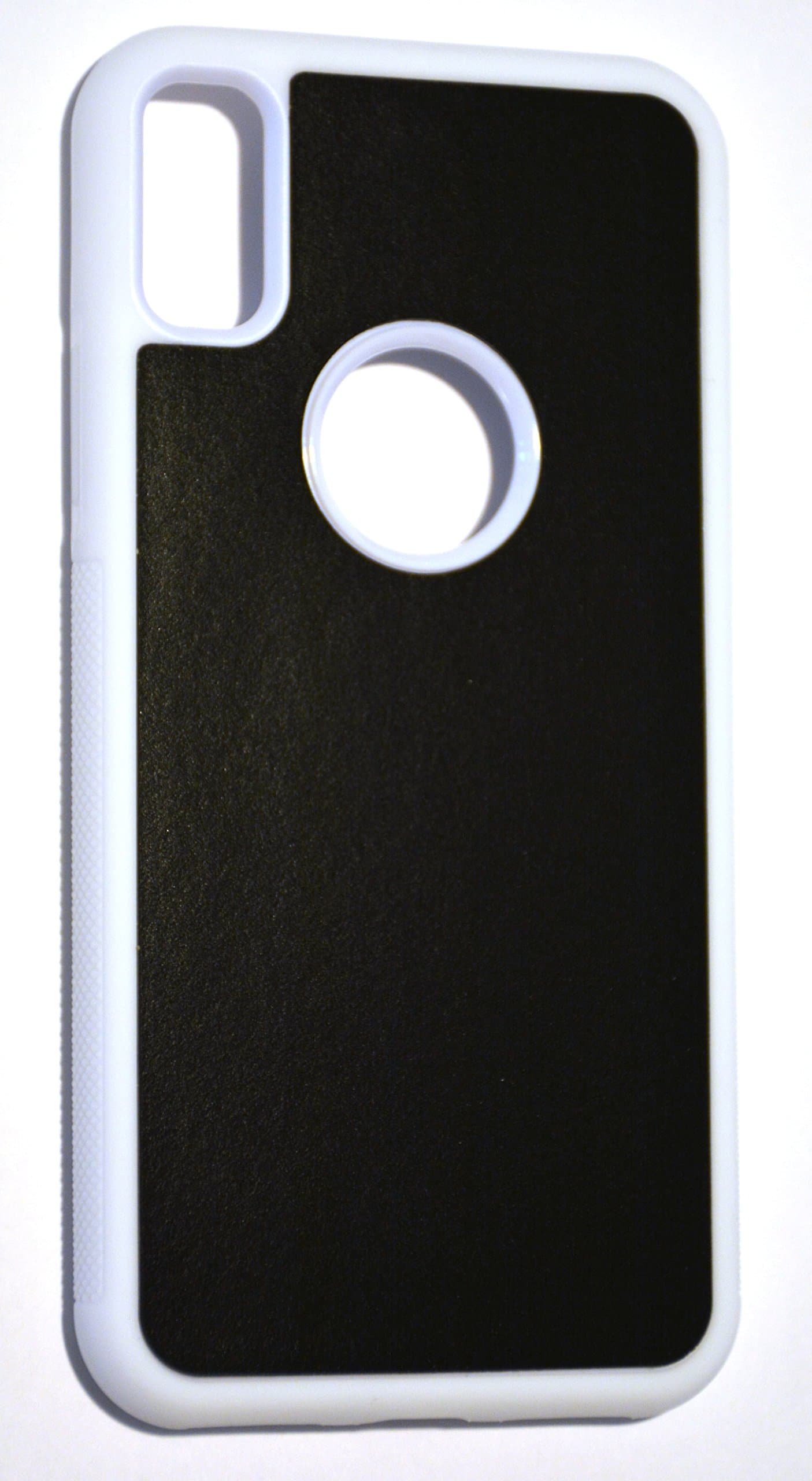 iPhone X Case, Anti-gravity Case Nano Suction Technology PC + TPU Case Sticks to Mirrors, Glass, Metal, Windows, Kitchen Cabinets, Tile, Plastic, Non-Skid for use in car (White)