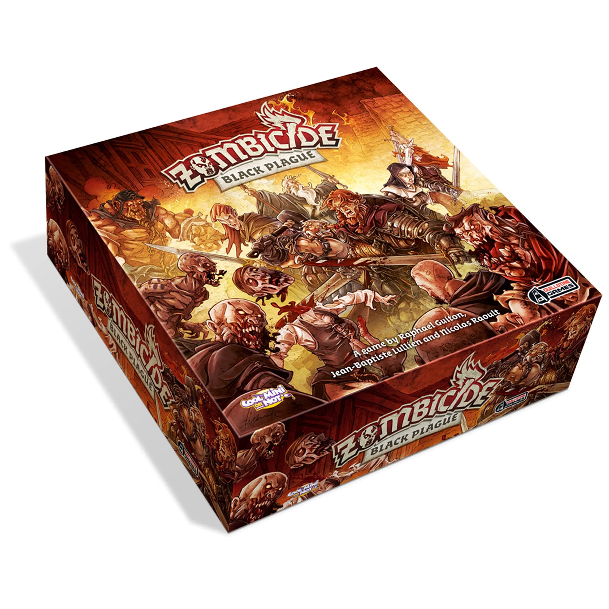 CMON Zombicide: Black Plague - Medieval Fantasy Zombie Board Game - Cooperative Strategy Game with Tabletop Miniatures, Ages 14+, 1-6 Players, 1 Hour Playtime