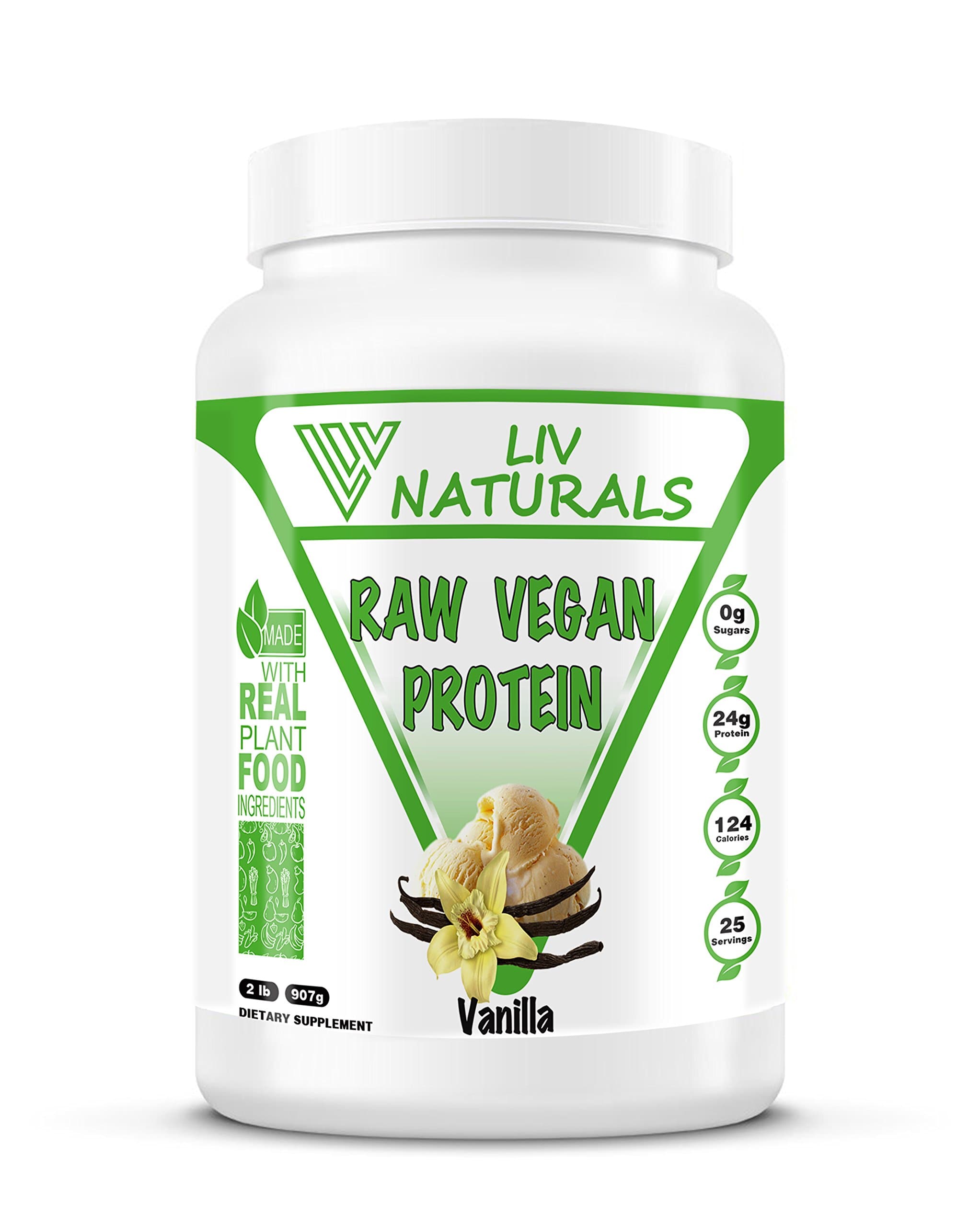 Raw Vegan Protein 2Lbs (Vanilla)