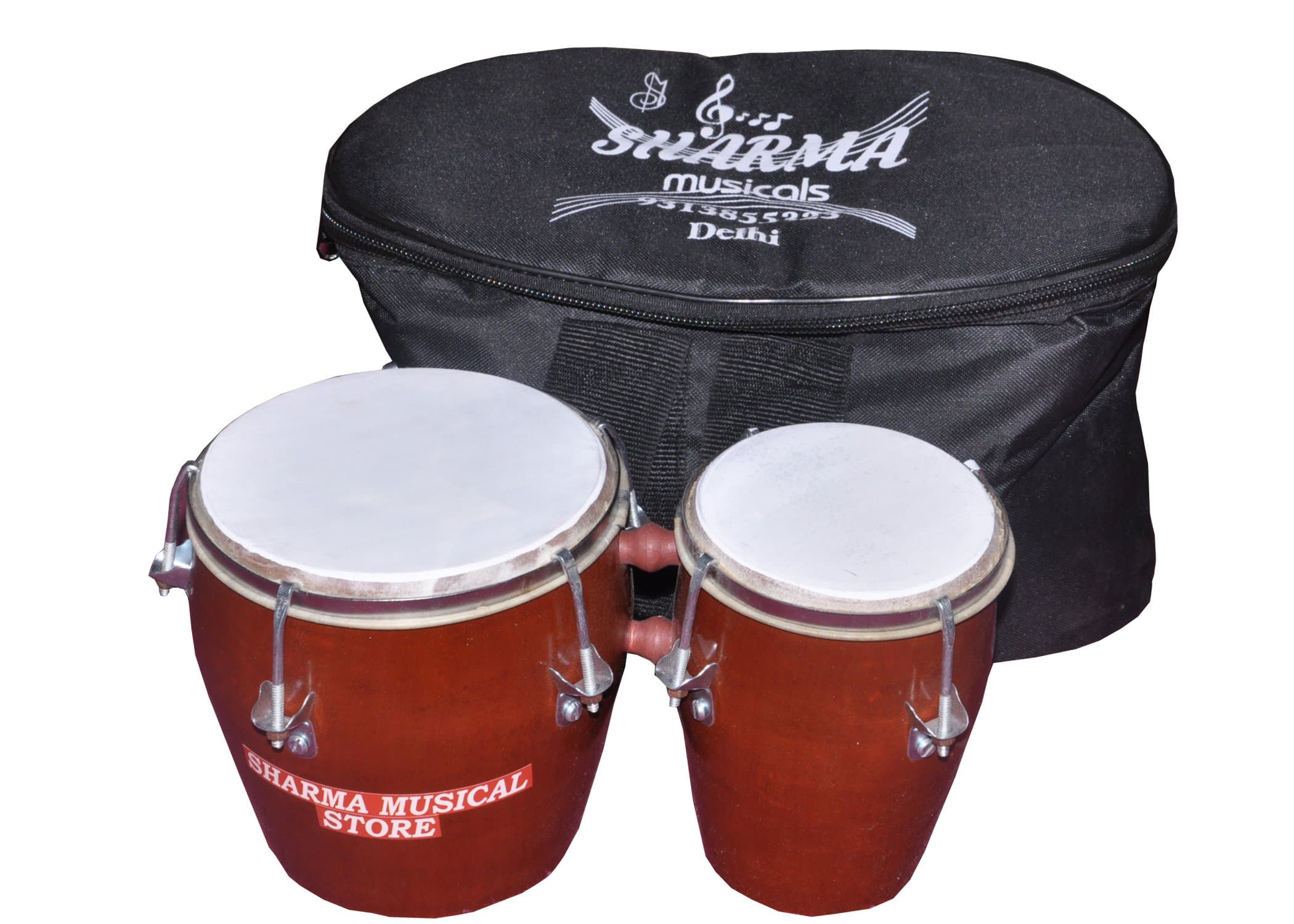Musical Wooden Bongo With Bag