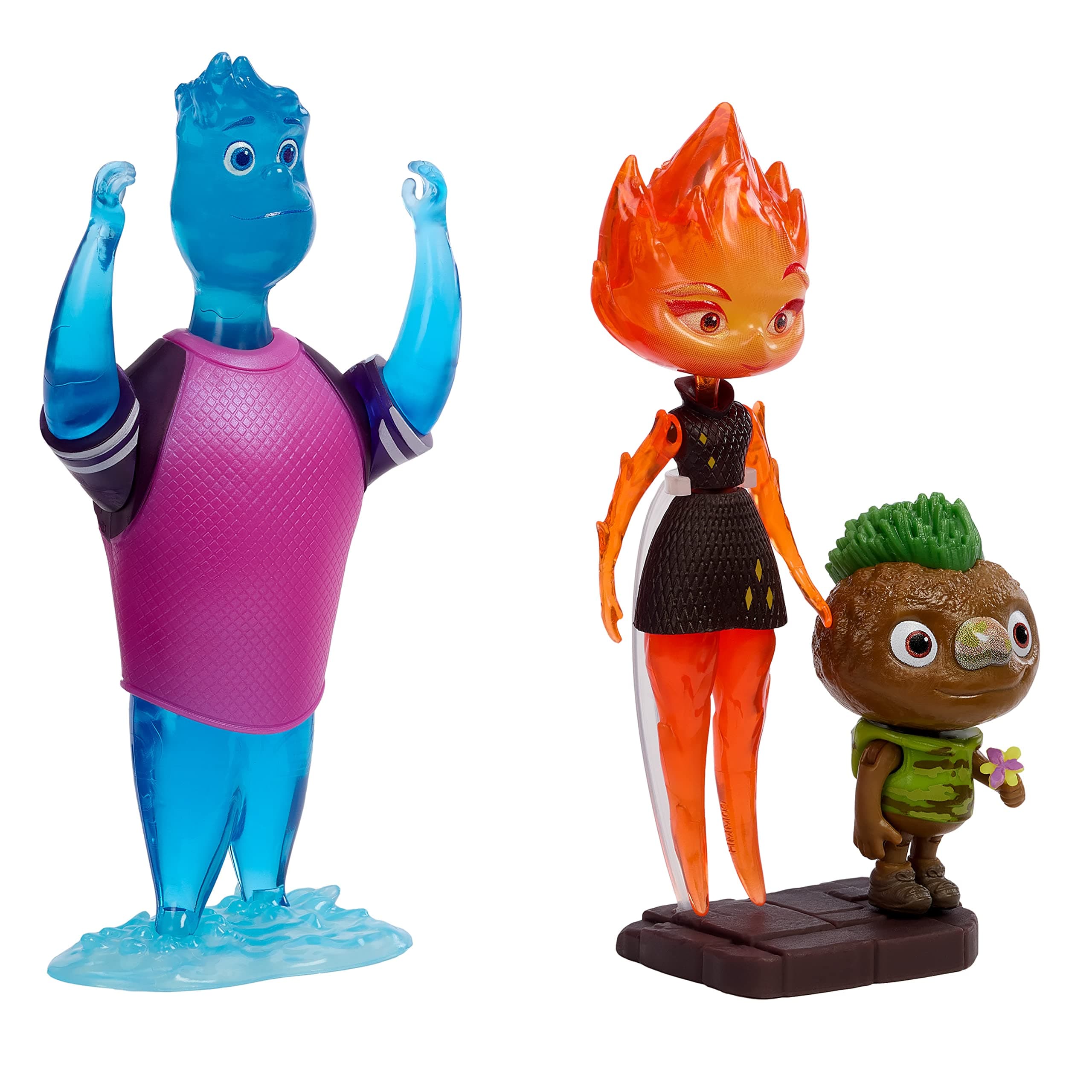 Pixar Elemental Action Figure 3 pck
