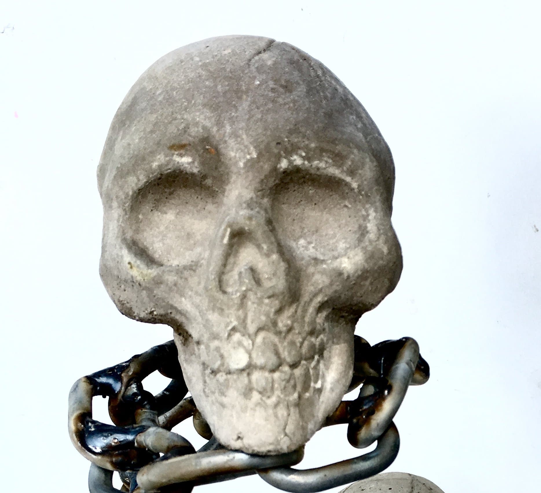 Fireproof Firepit Skull Fireplace Decor Flaming Skull Campfire Skulls