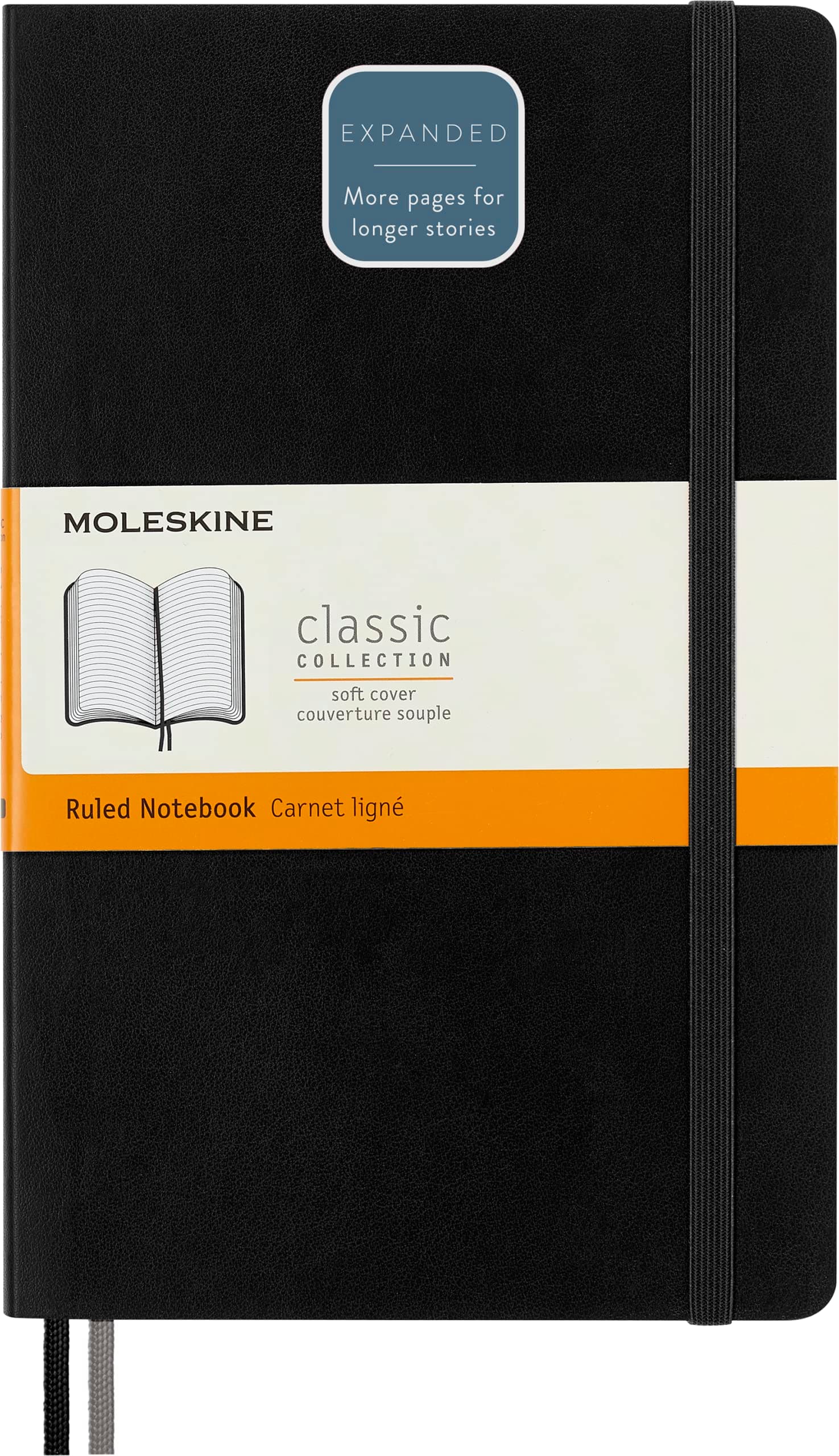 Moleskine Expanded Large Ruled Softcover Notebook