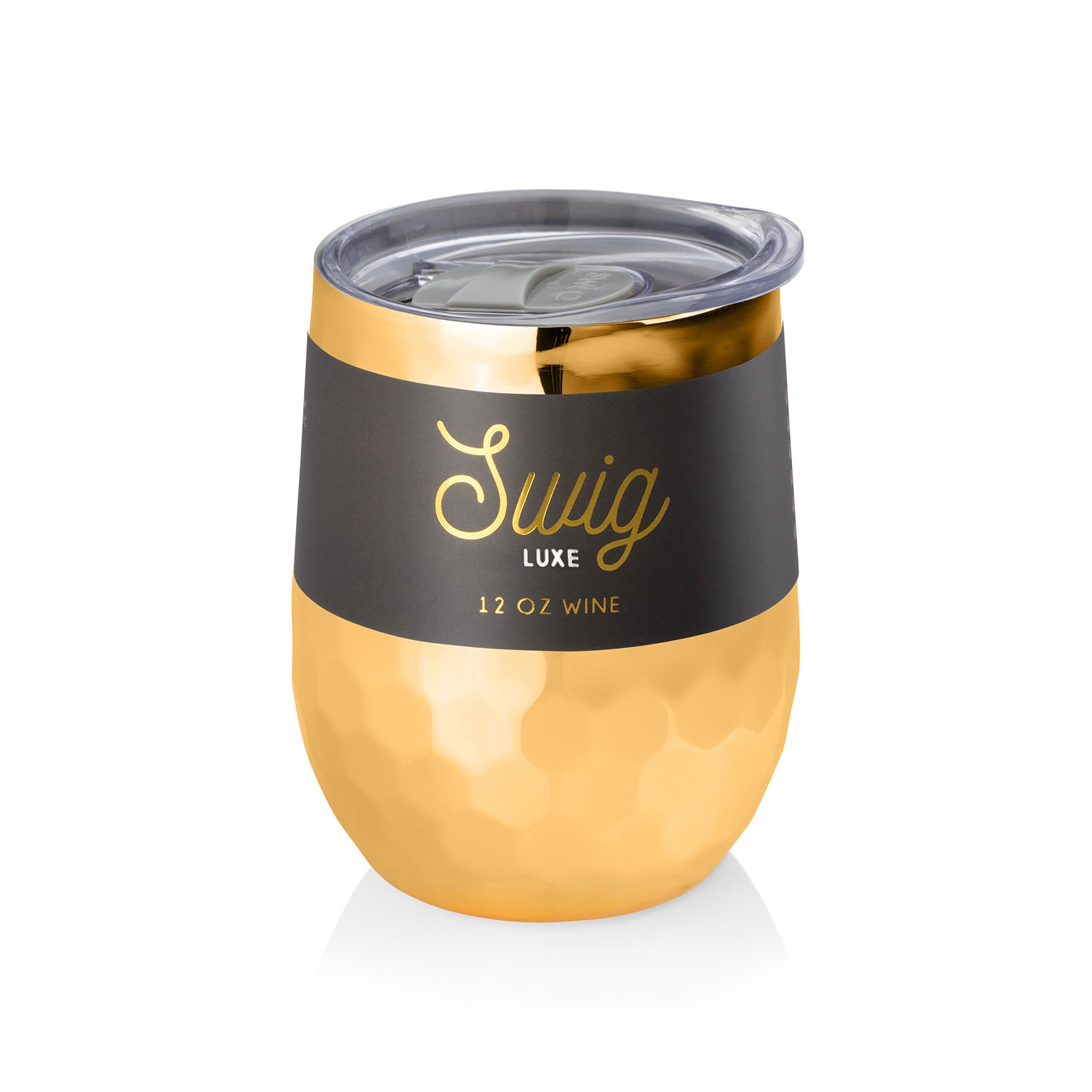 Swig Luxe 12oz Wine Cup-Gold