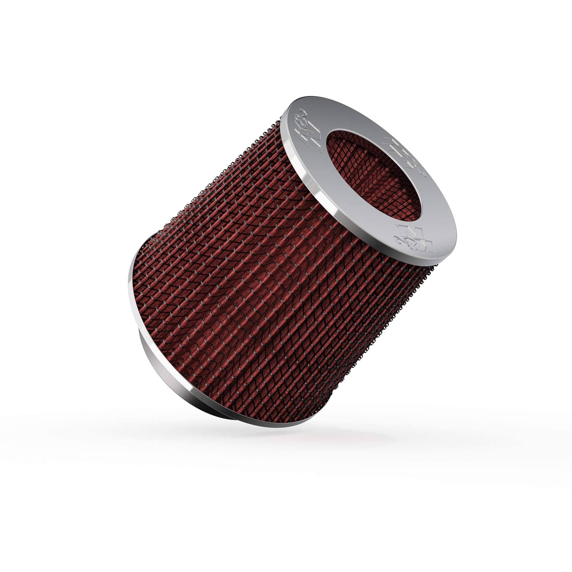 Universal Clamp-On Air Intake Filter: High Performance Premium, Washable, Replacement Filter: Flange Diameter: 4 In, Filter Height: 5.5 In, Flange Length: 1.125 In, Shape: Round Tapered, Rg-1001Rd