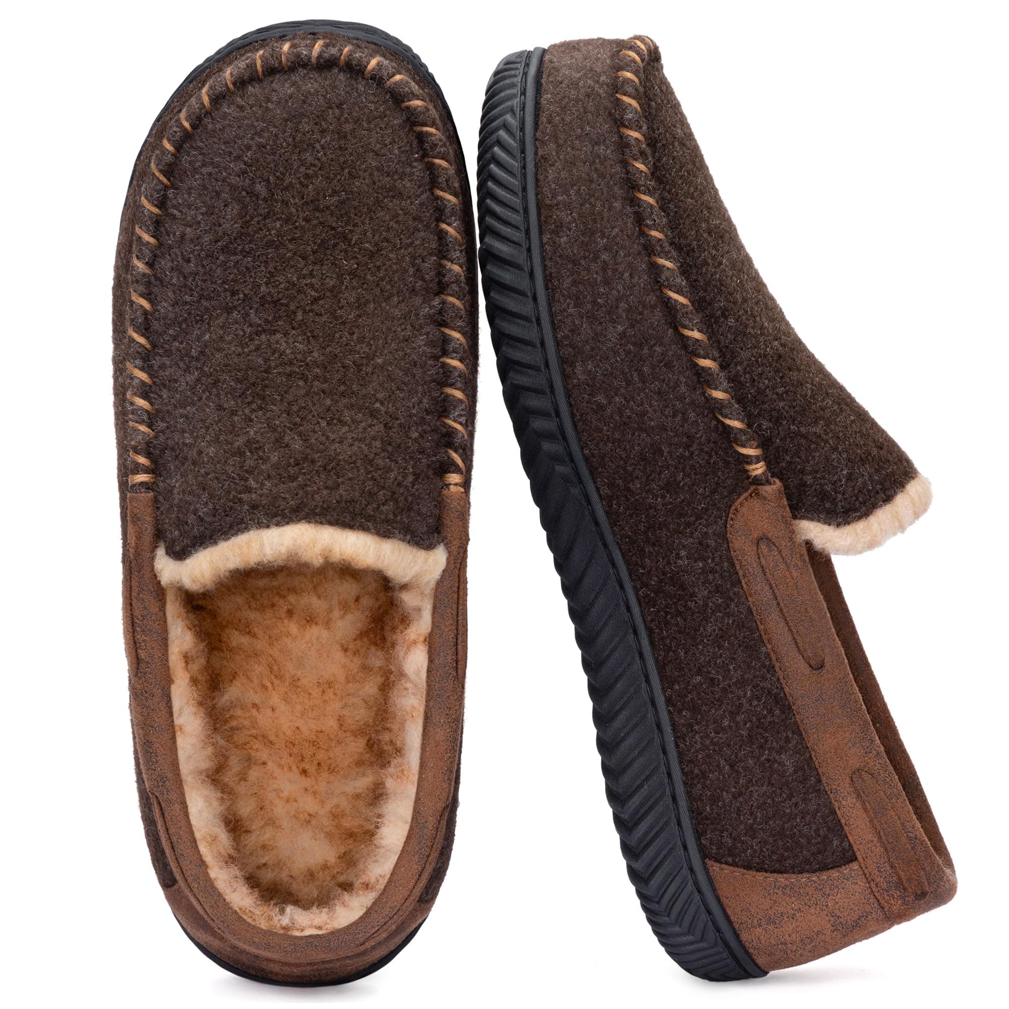 RockDove Men's Hearthfire Memory Foam Moc Slipper
