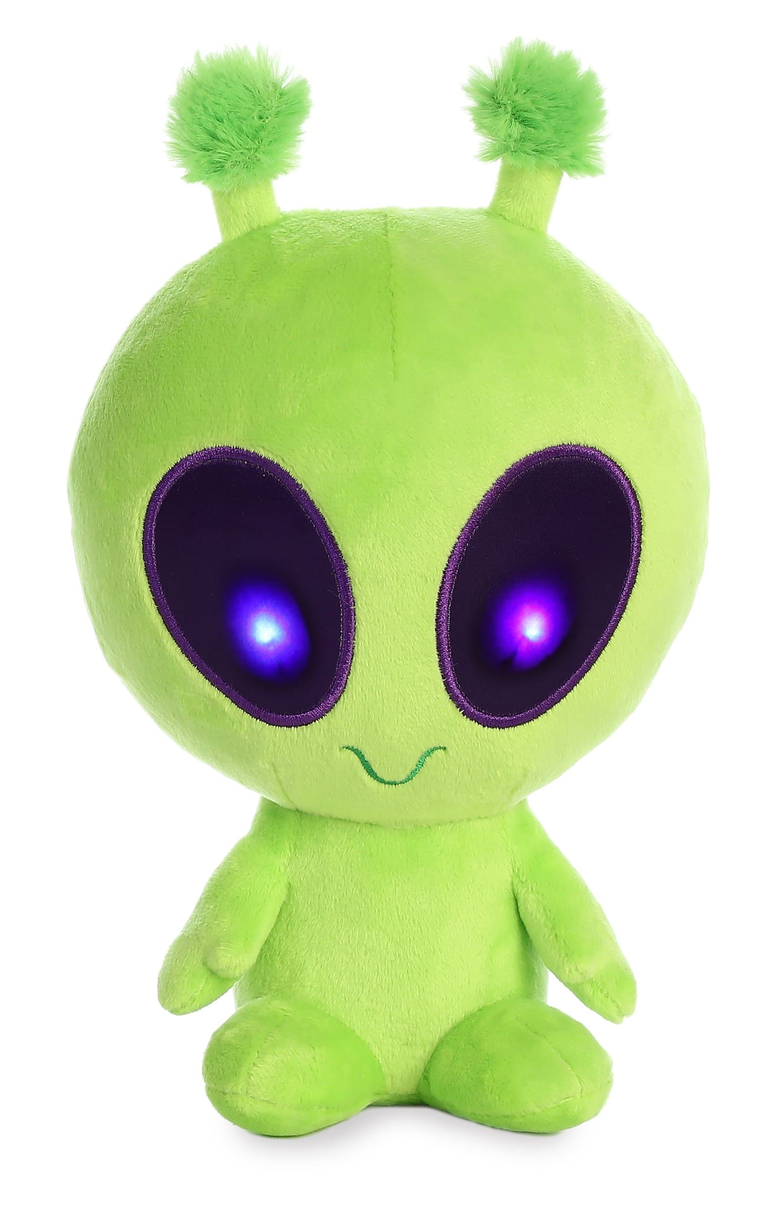 Aurora Twitch Light Up Alien Plush, Green