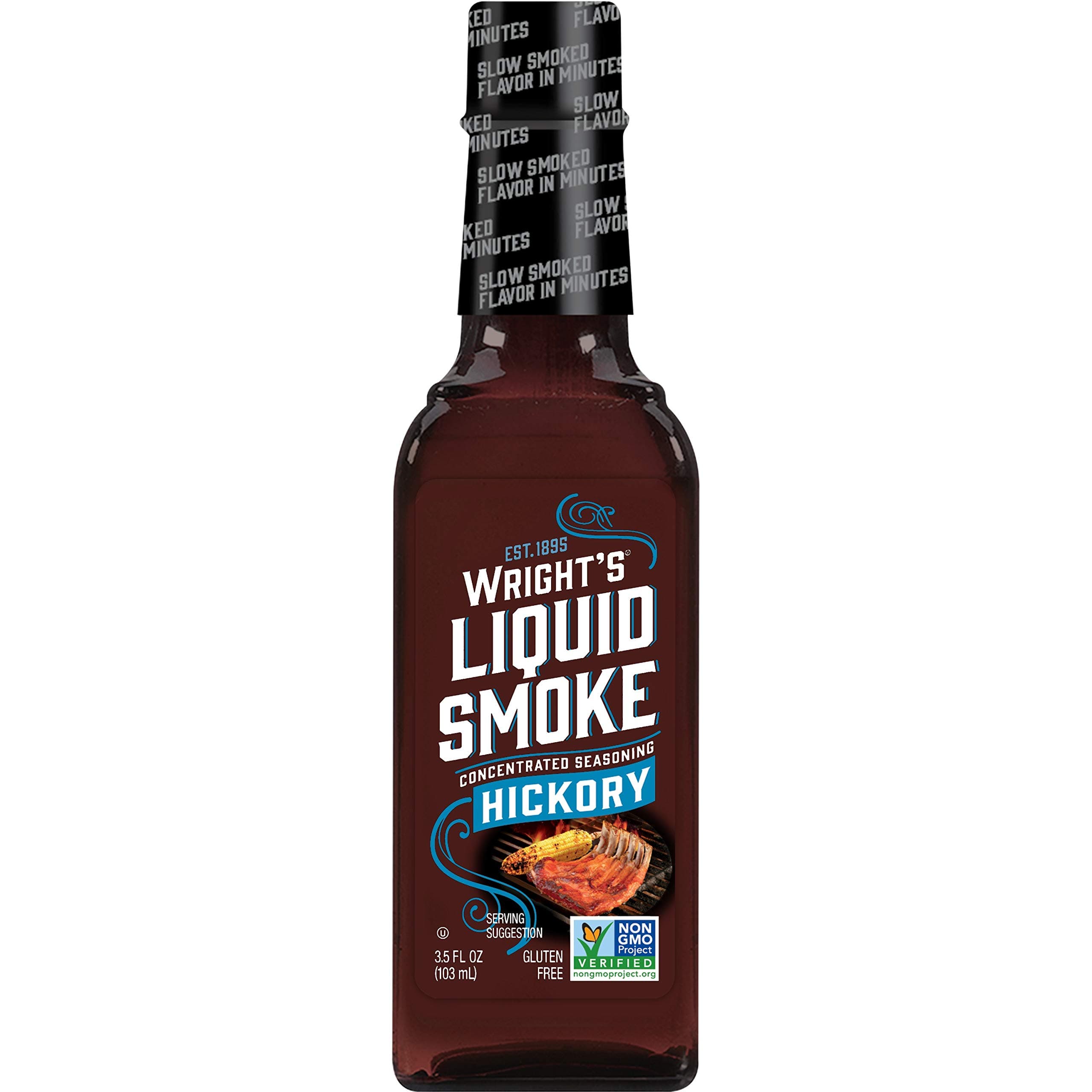 Wright's Liquid Smoke, Hickory, 3.5 fl oz (Pack of 12)
