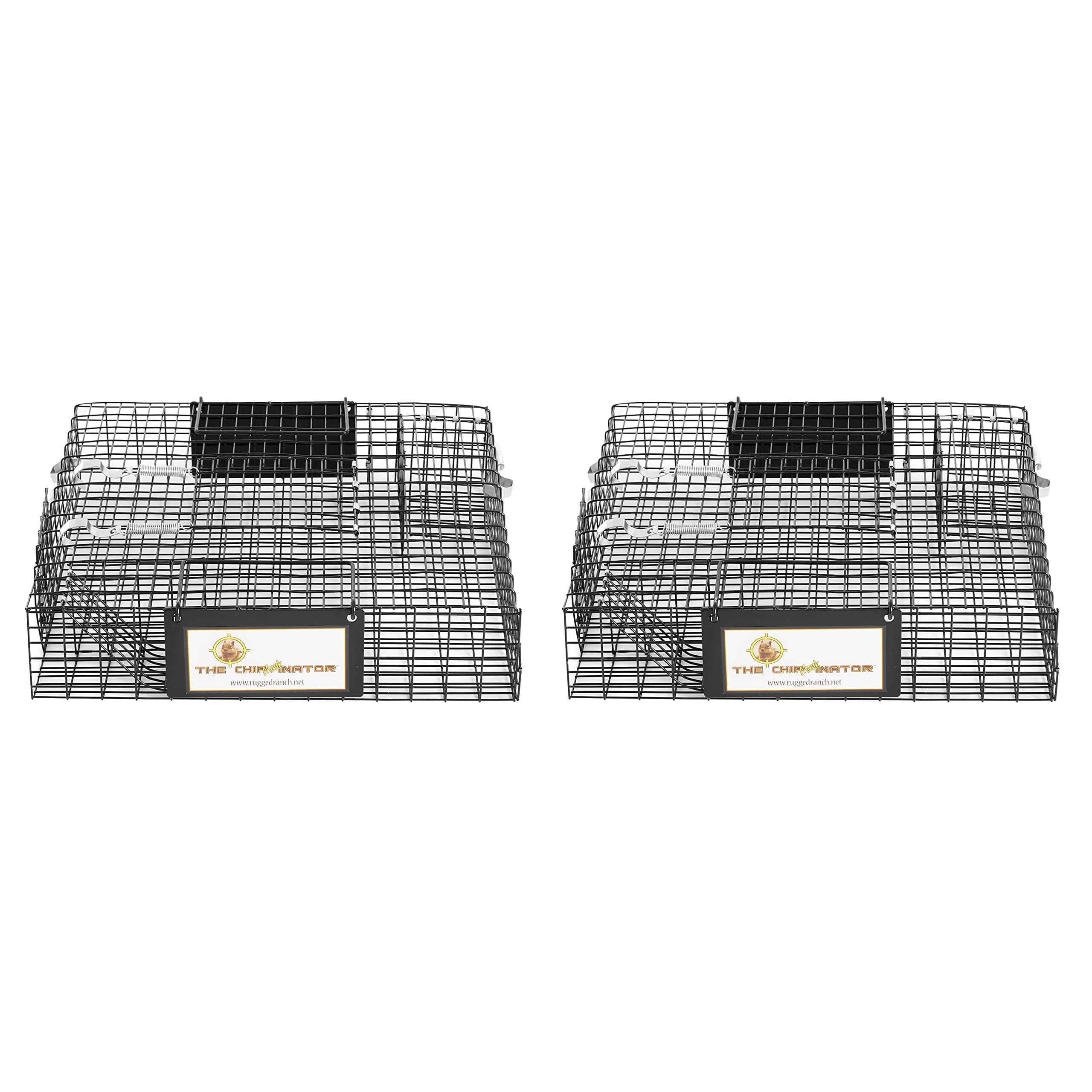 Rugged Ranch2 Pack Chipmunk Trap, Animal Catcher Cage, Chipmunkinator